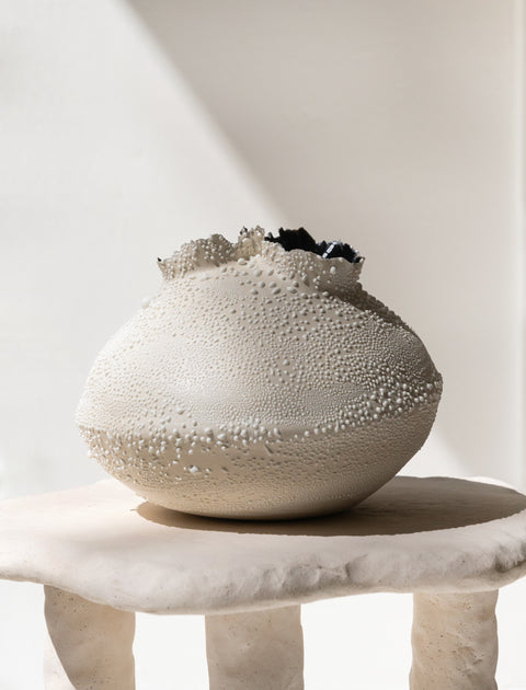 Nathalee Paolinelli Orb Two Torn Opening Vase