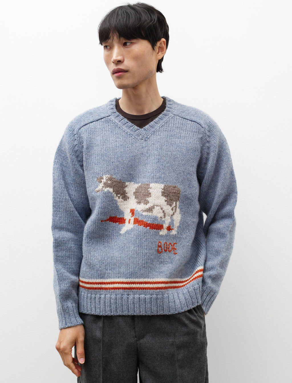 bode Cattle Sweater - Green