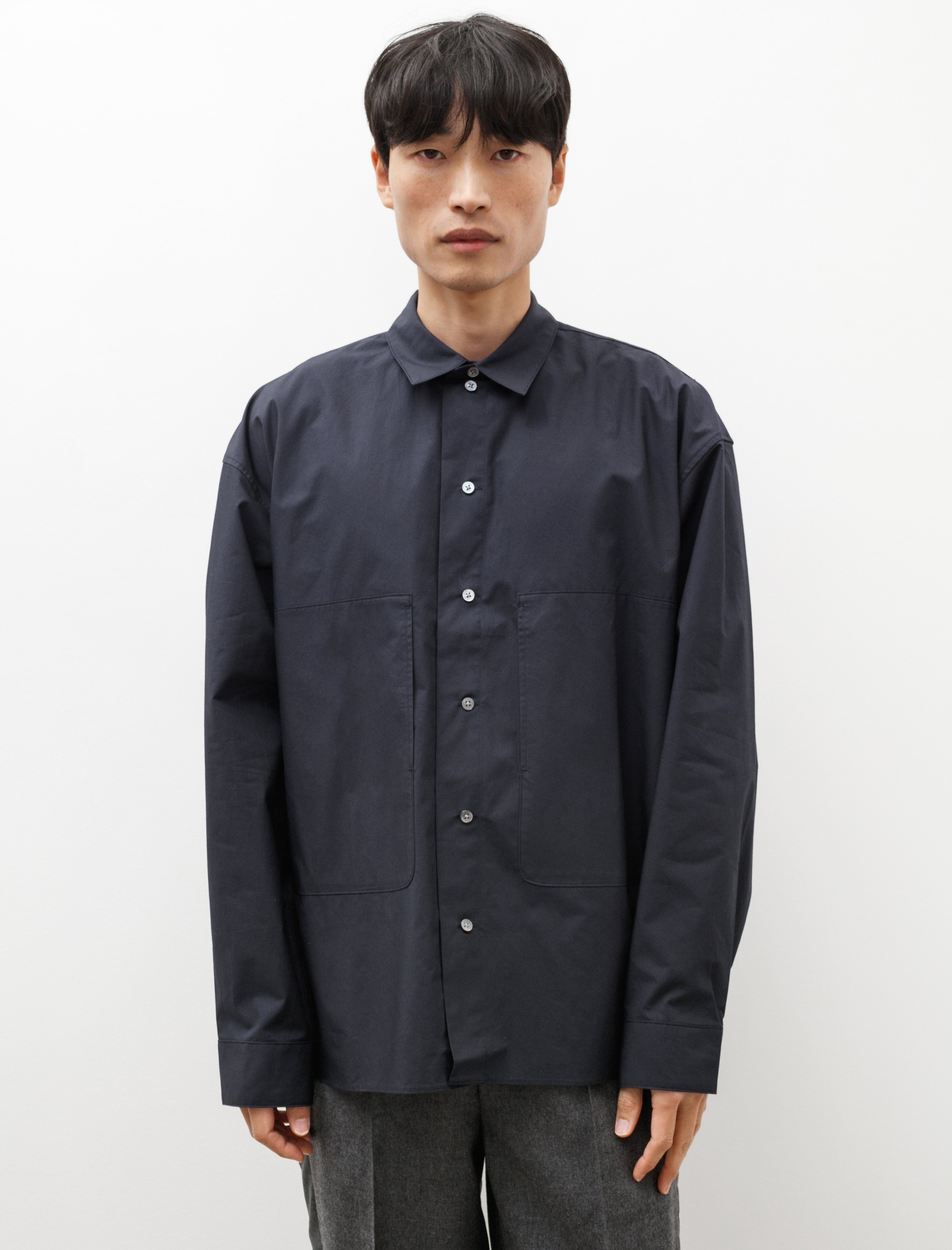 Polyploid Shirt Jacket C Navy