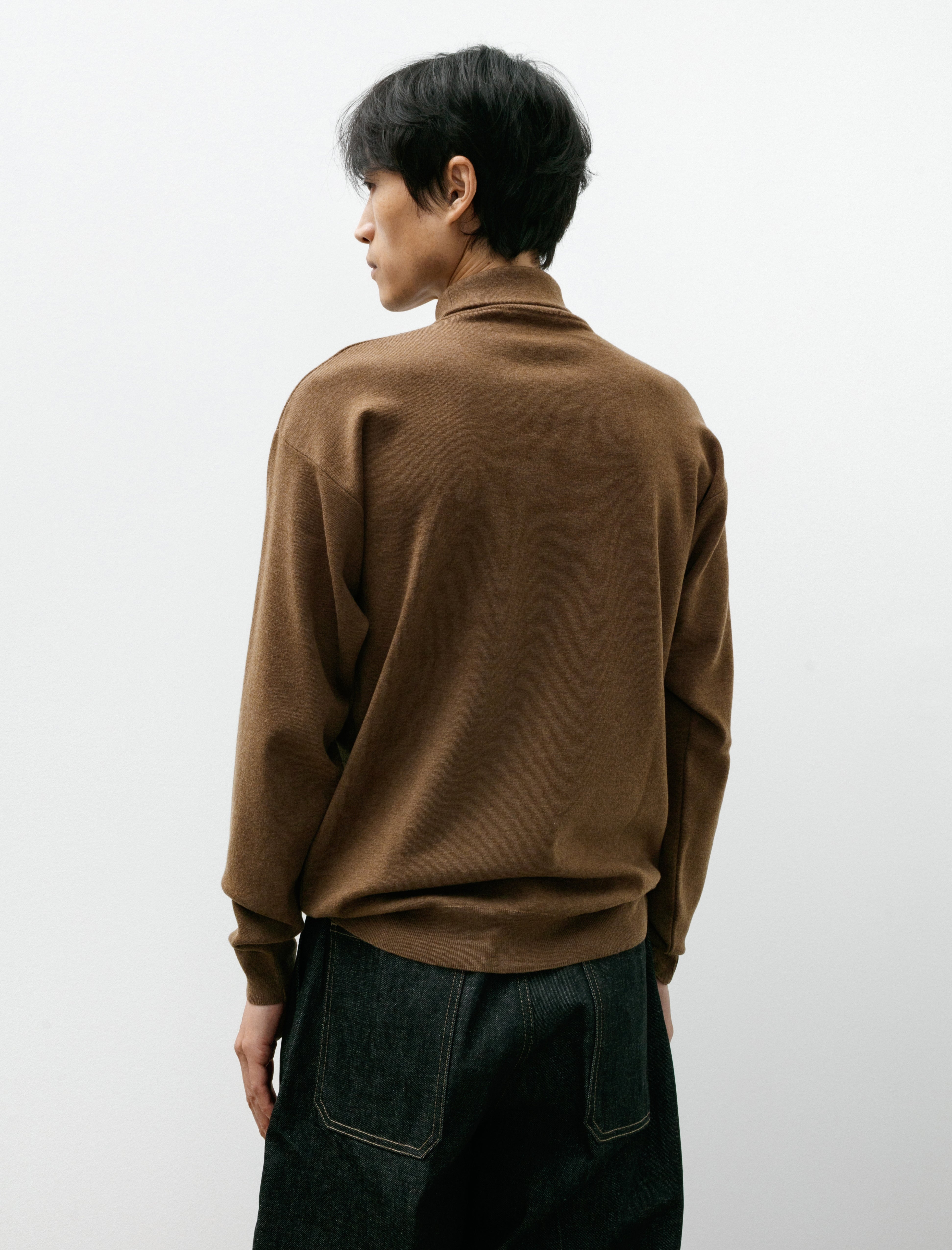Lemaire High Neck Sweater Havana
