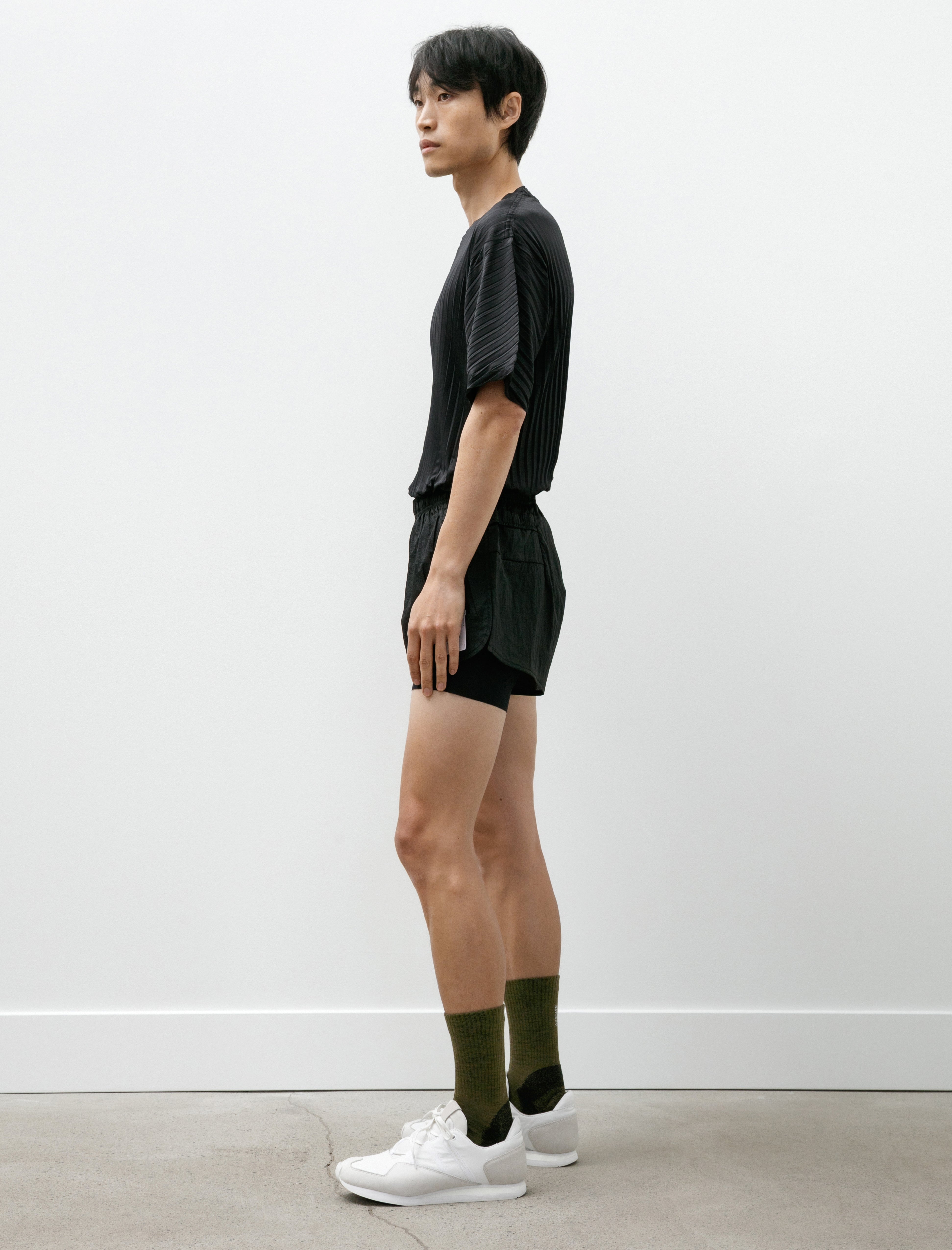 Satisfy Rippy 3" Trail Shorts Black