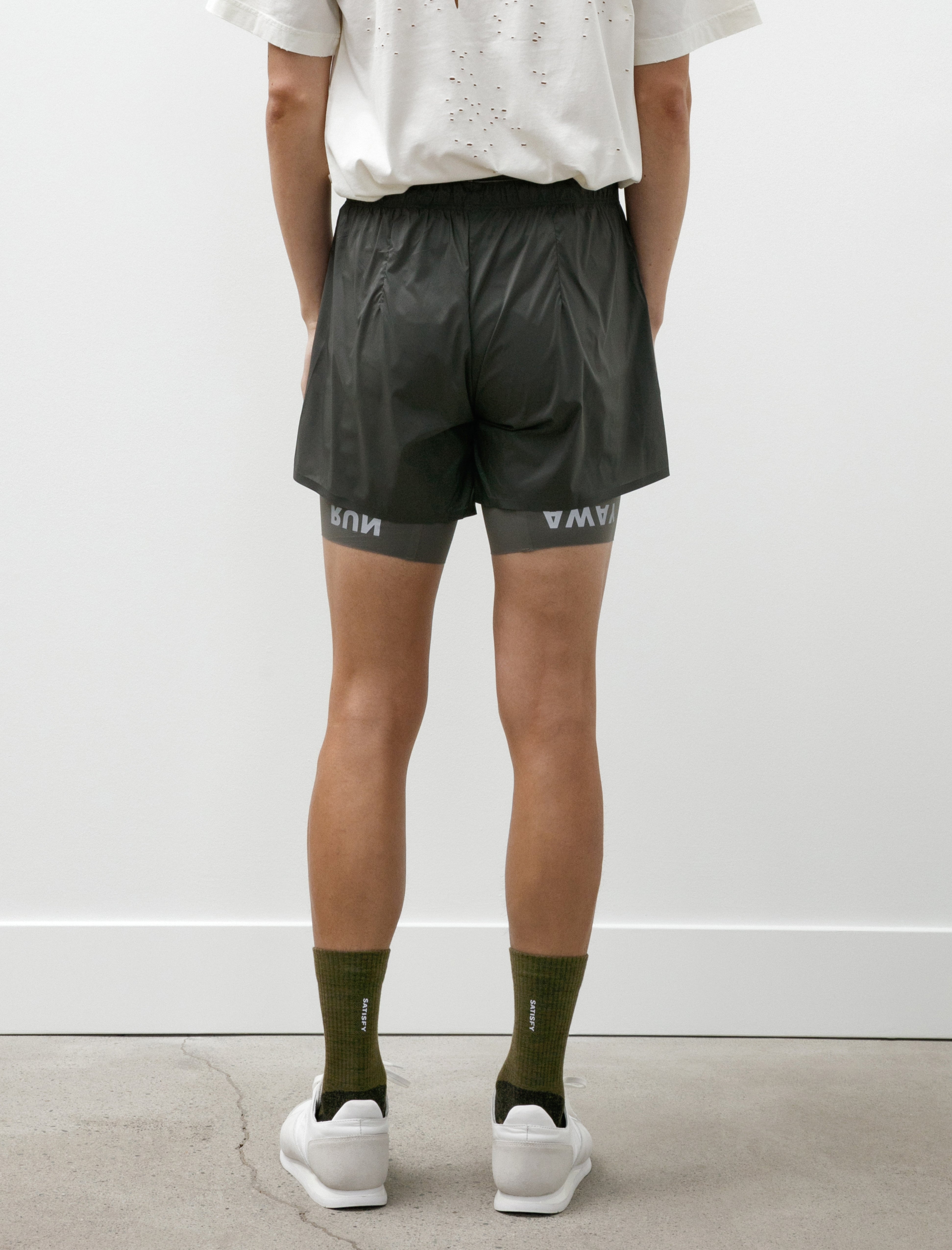 Satisfy Coffee Thermal 8" Shorts Raven