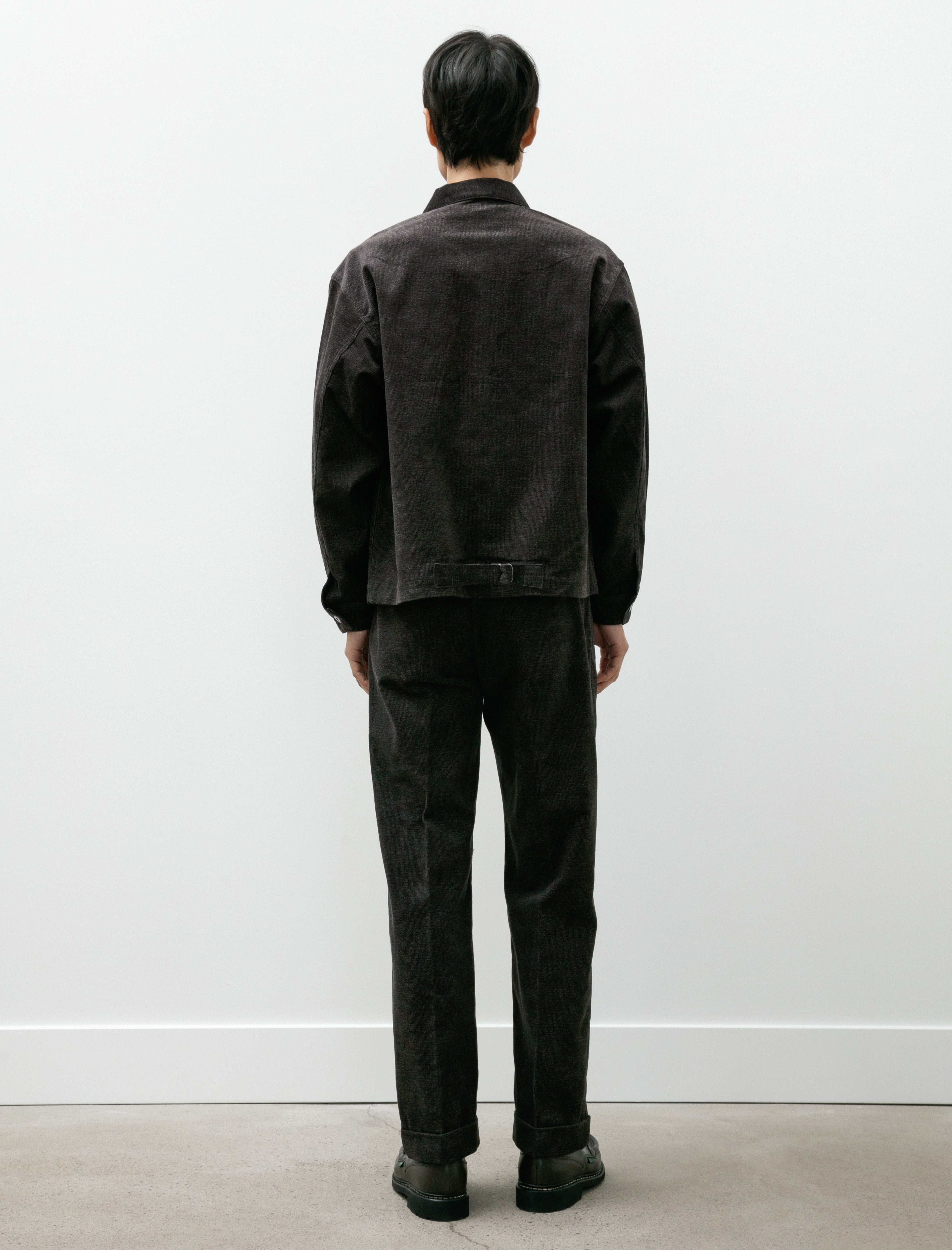 Taiga Takahashi Lot 201 Work Trousers Melange Charcoal