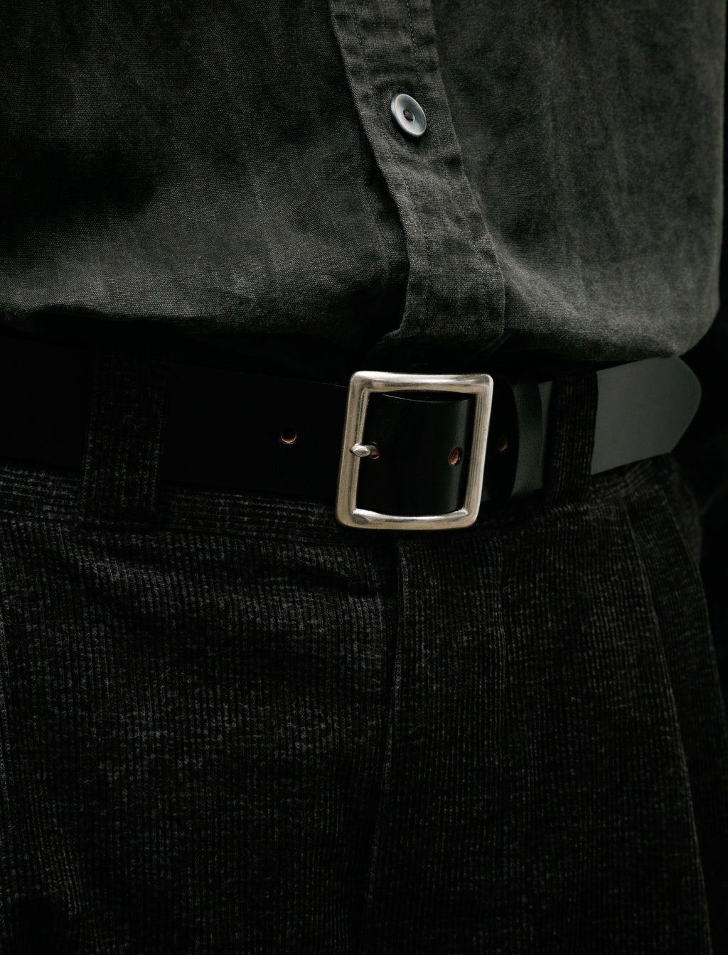 【T.T Taiga Takahashi】 Lot.003 belt BLACK Taiga Takahashi | LOT.003 HICKOK BELT