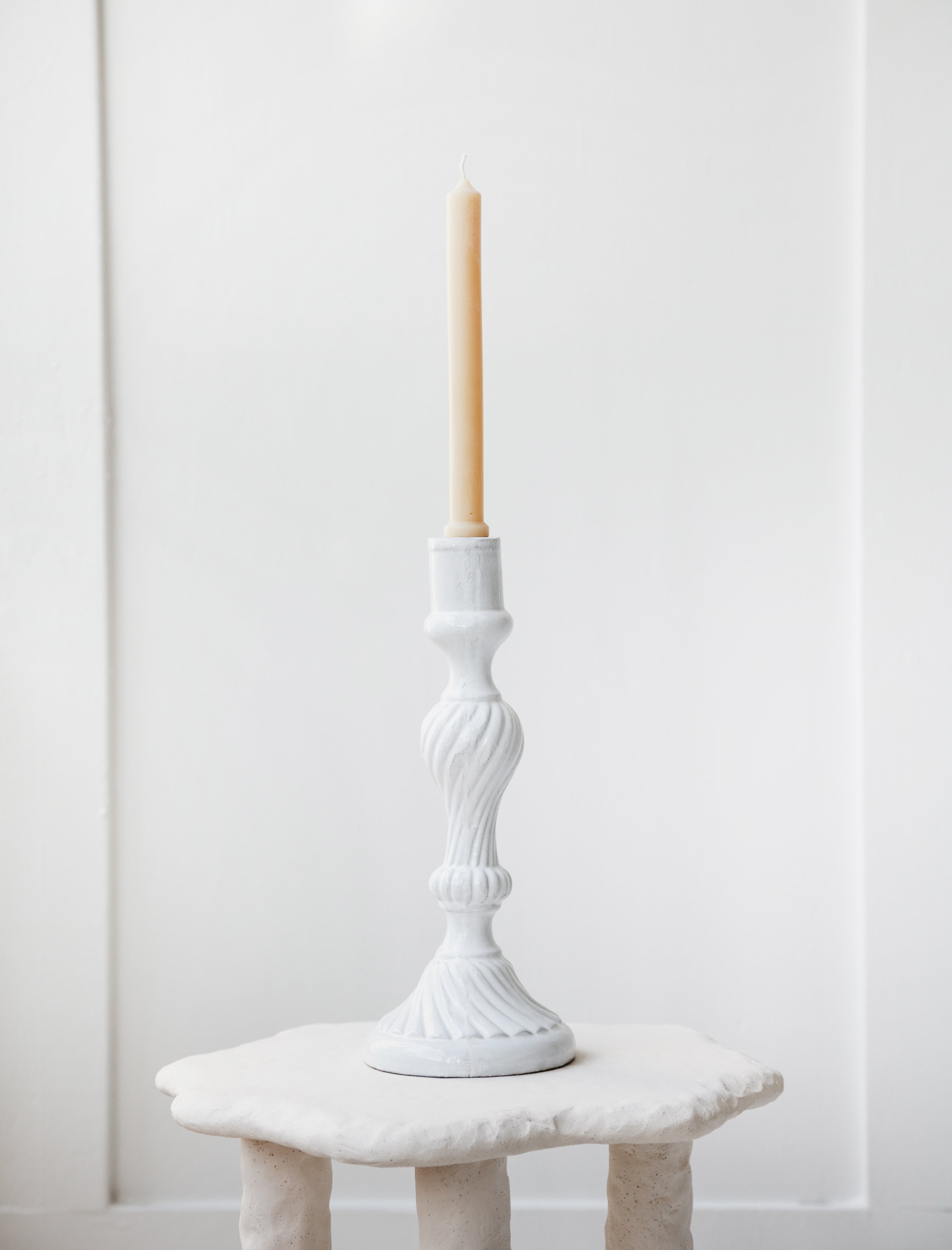Astier de Villatte Large Peggy Candlestick