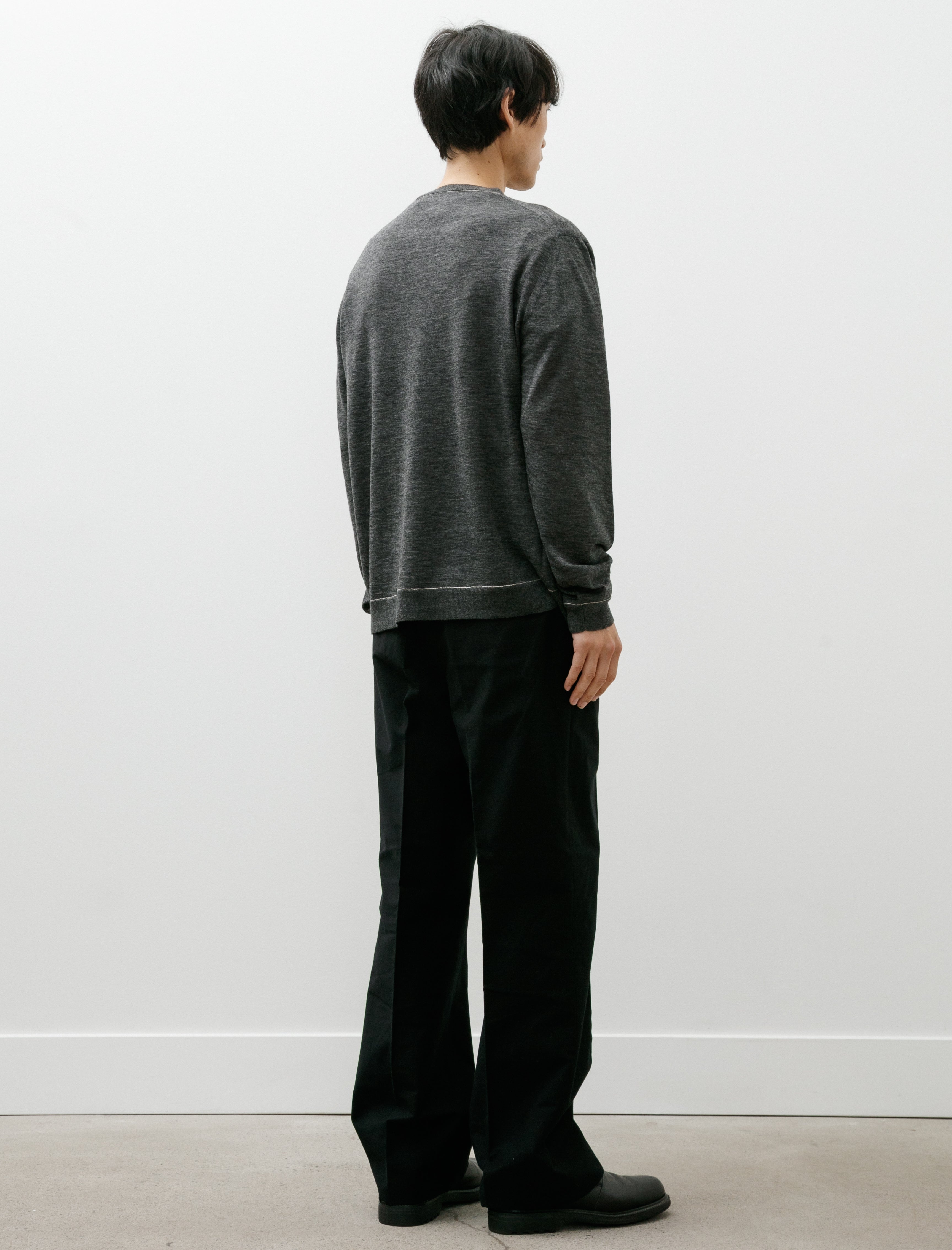Neat C/N Circular Knitting Wide Black
