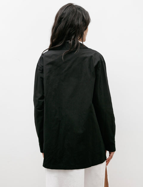 Y's by Yohji Yamamoto Short Jacket with Gusset Pocket Black