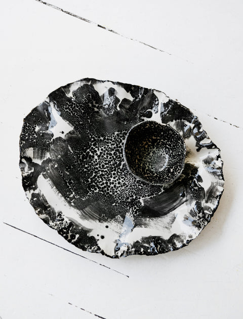 Nathalee Paolinelli Serving Platter and Matching Bowl