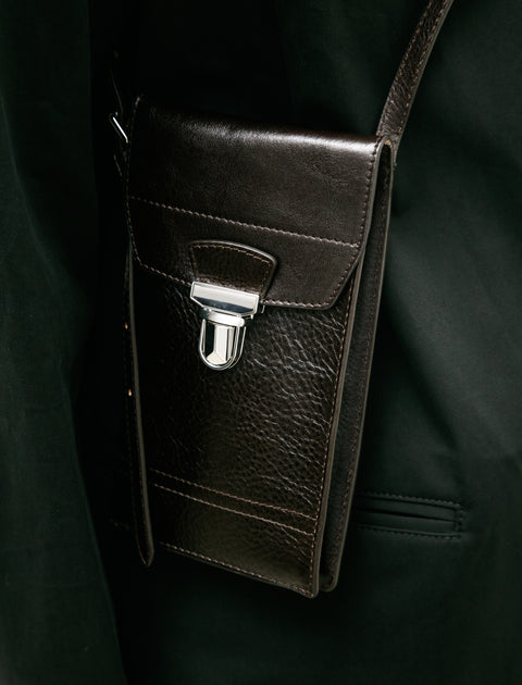 Lemaire Multi Pocket Gear Bag Espresso