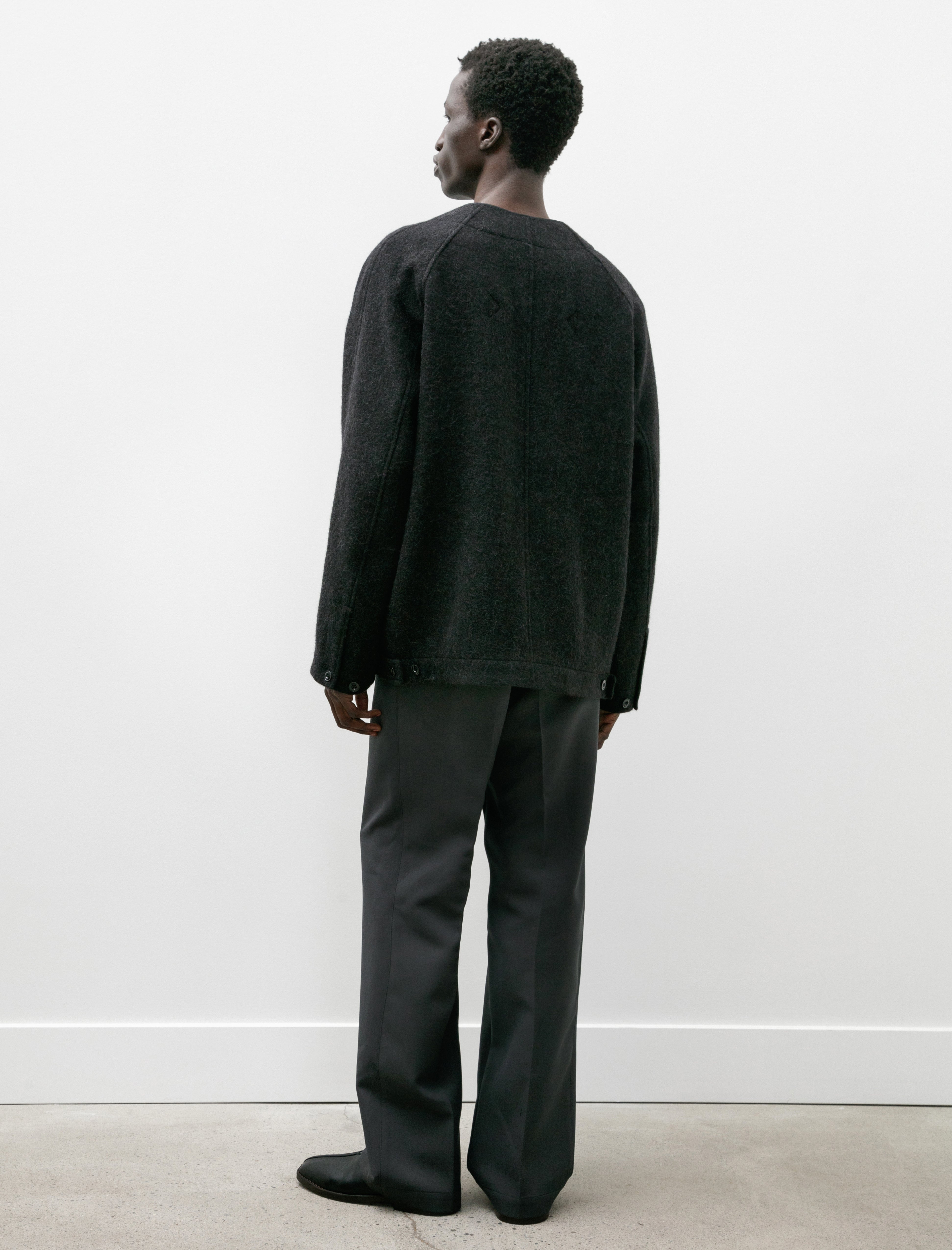 Lemaire Straight Pants Dark Grey