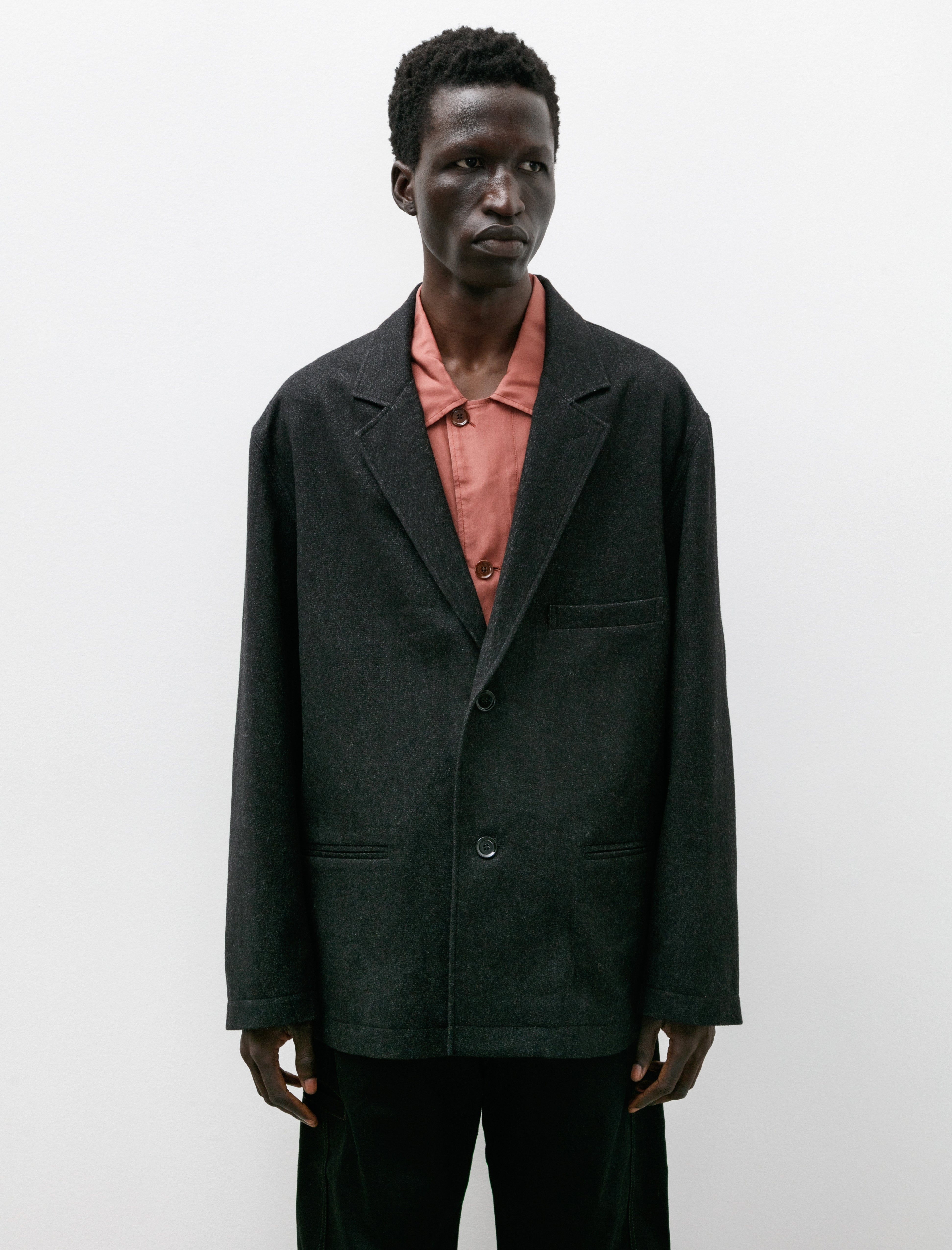 Lemaire Relaxed SB Workwear Jacket Black/Grey