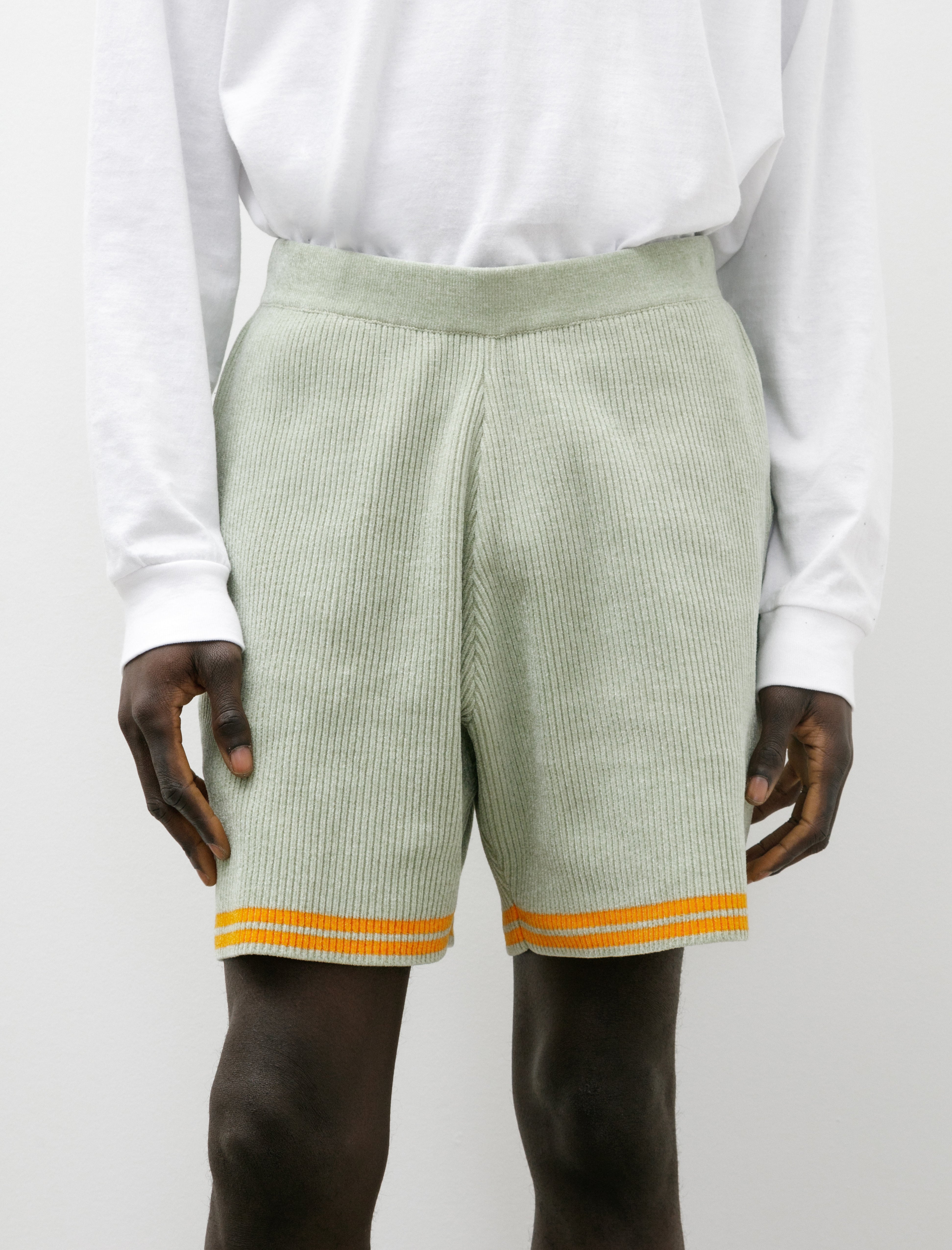 Phingerin Cordy Knit Shorts Mint Green