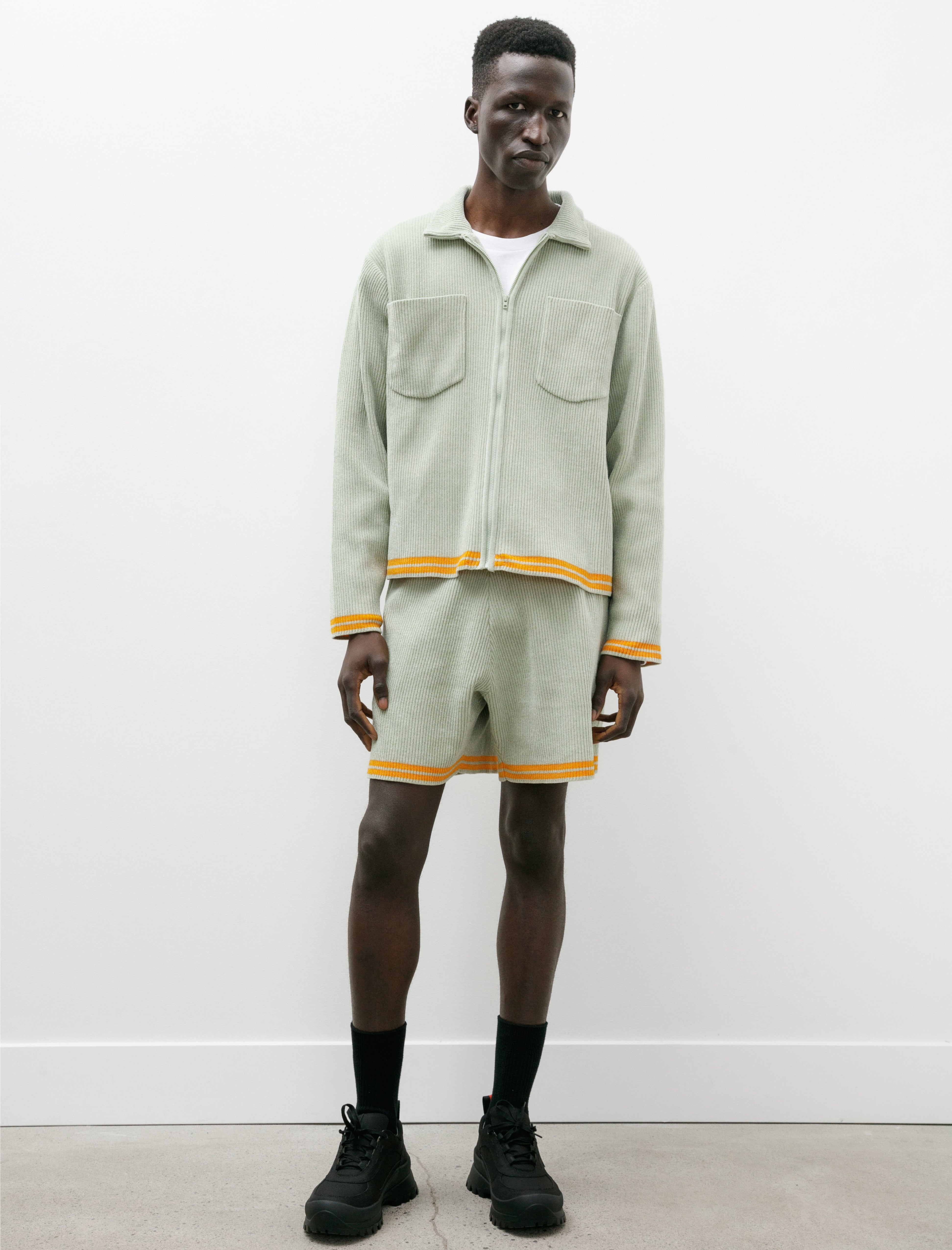 Phingerin Cordy Knit Shorts Mint Green