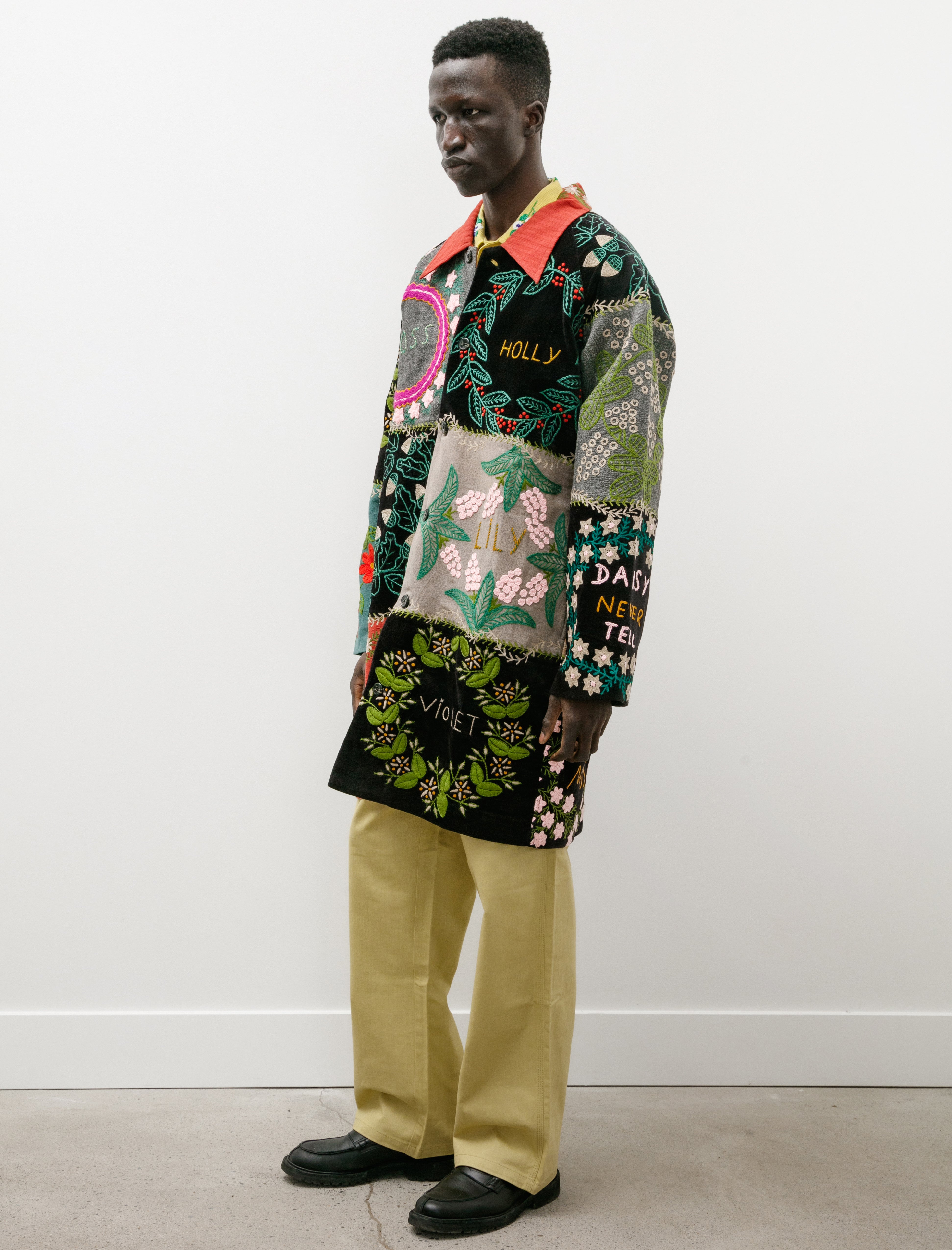 Bode Floral Genus Quilt Coat Multi