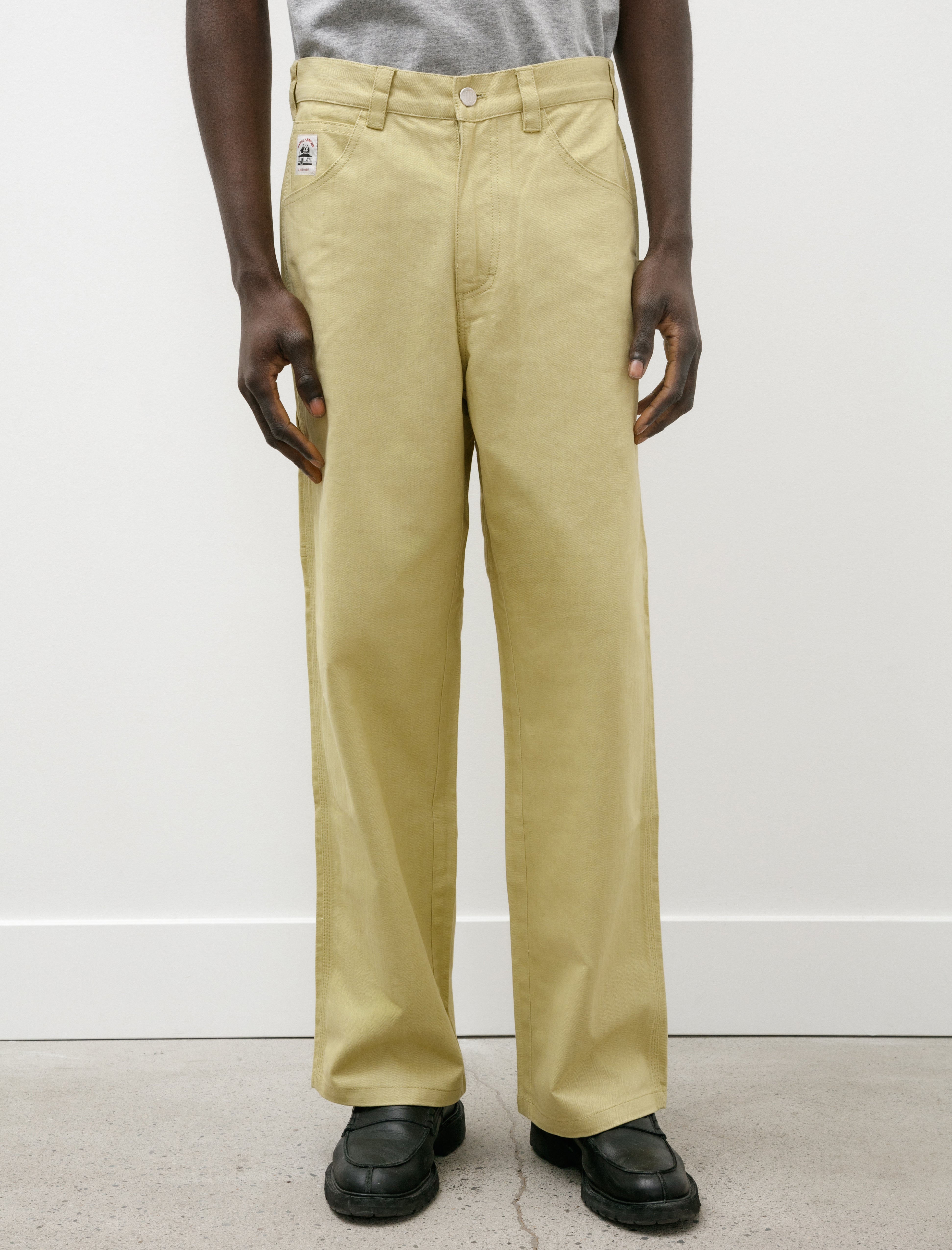 Bode Herringbone Knolly Brook Trouser Green