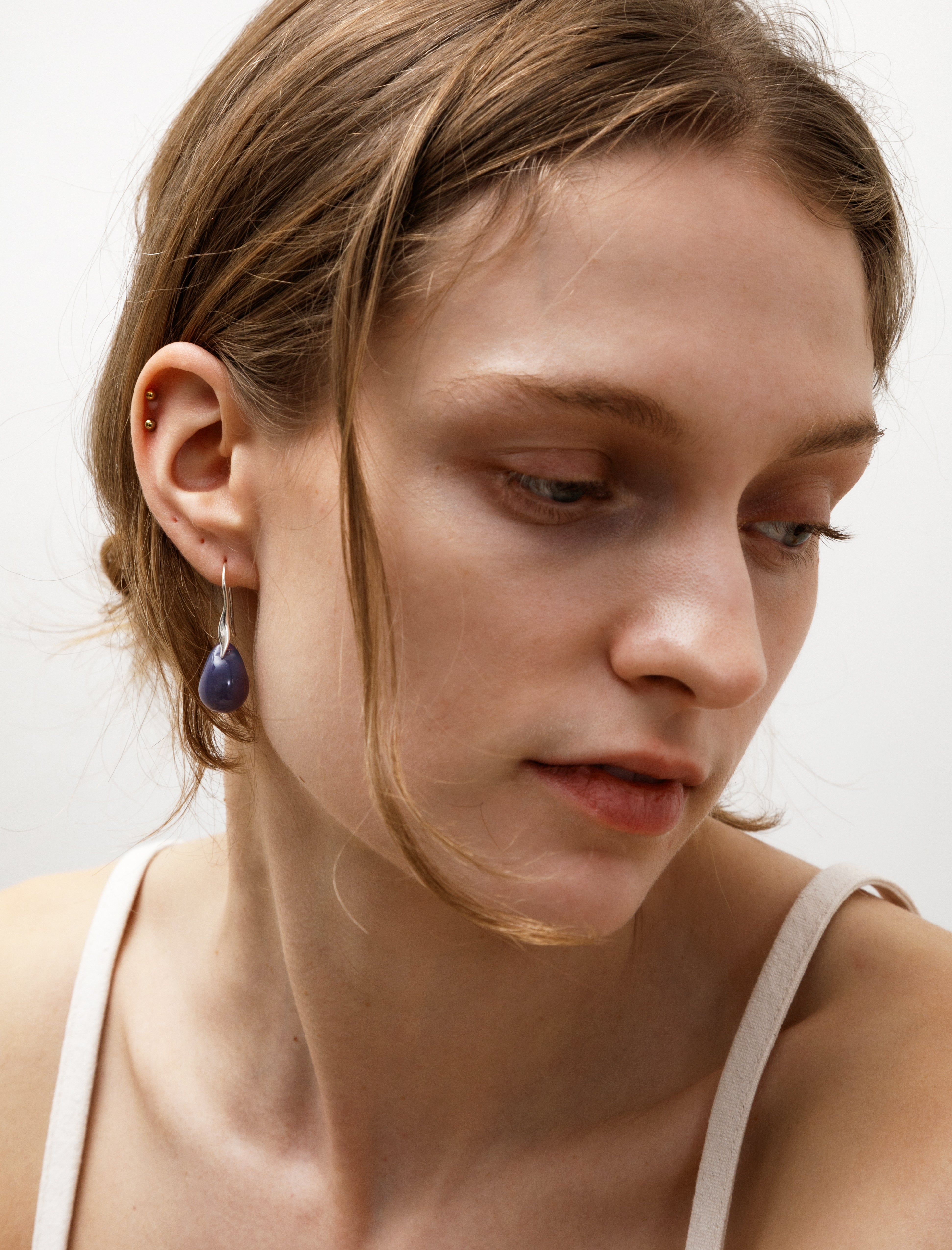 Sisi Joia Gota Midi Earrings Opaline Lilac