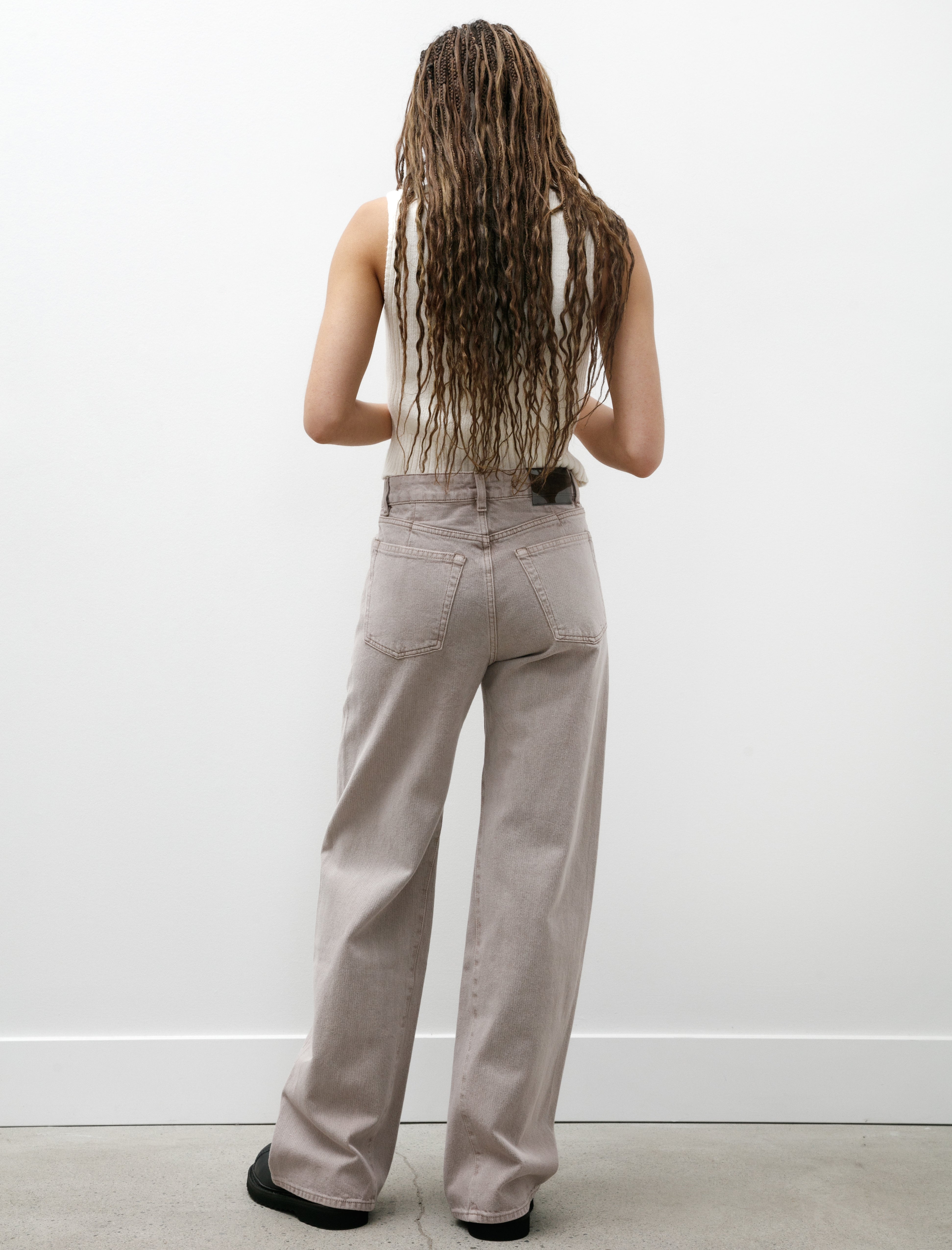 Our Legacy Treble Cut Pink Cast Chain Twill