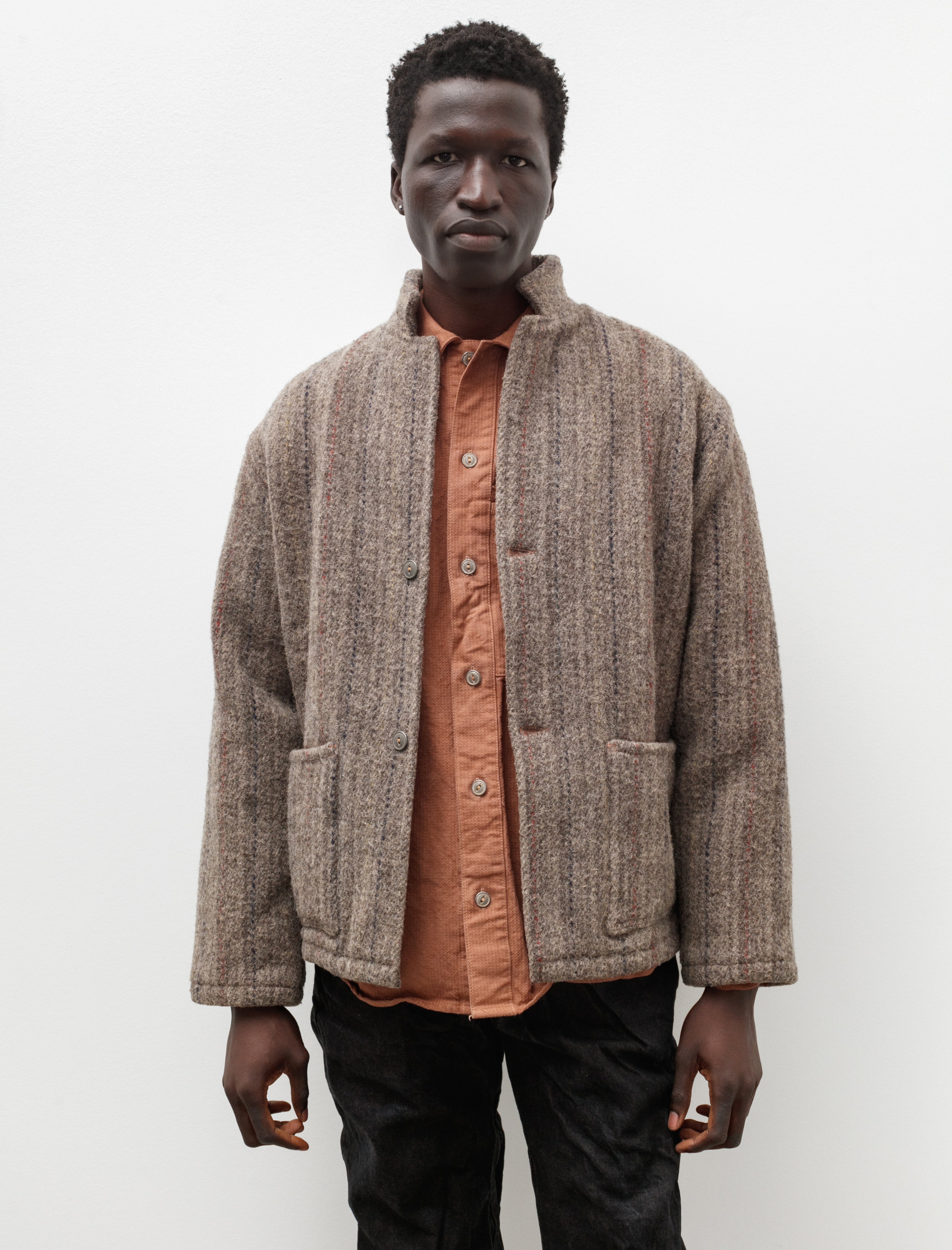 Tender 916 Common Coat Herdwick Wool Tweed Tan Wattle