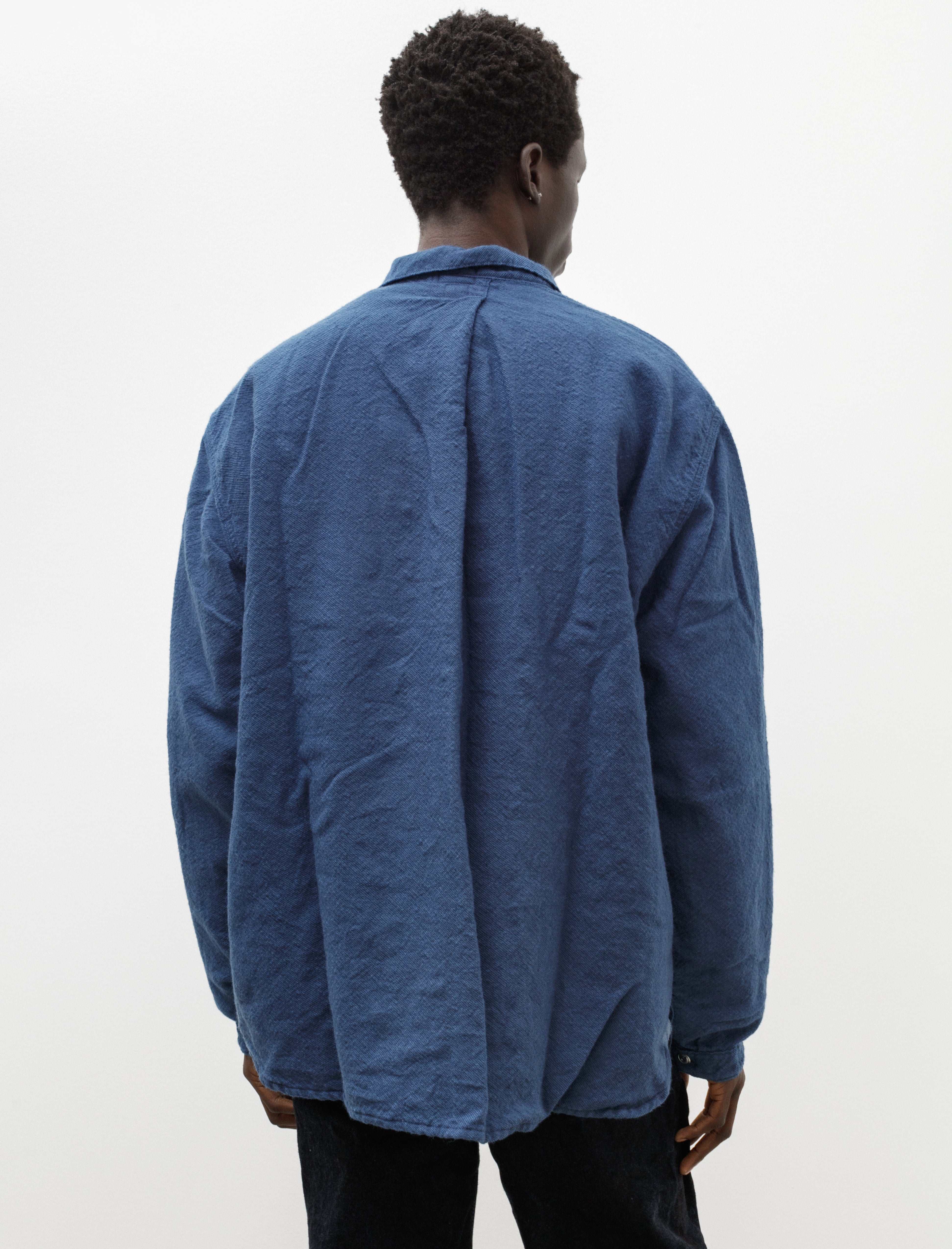 Tender 462 Millwheel Shirt Wool Serge Achilles Heel Indigo