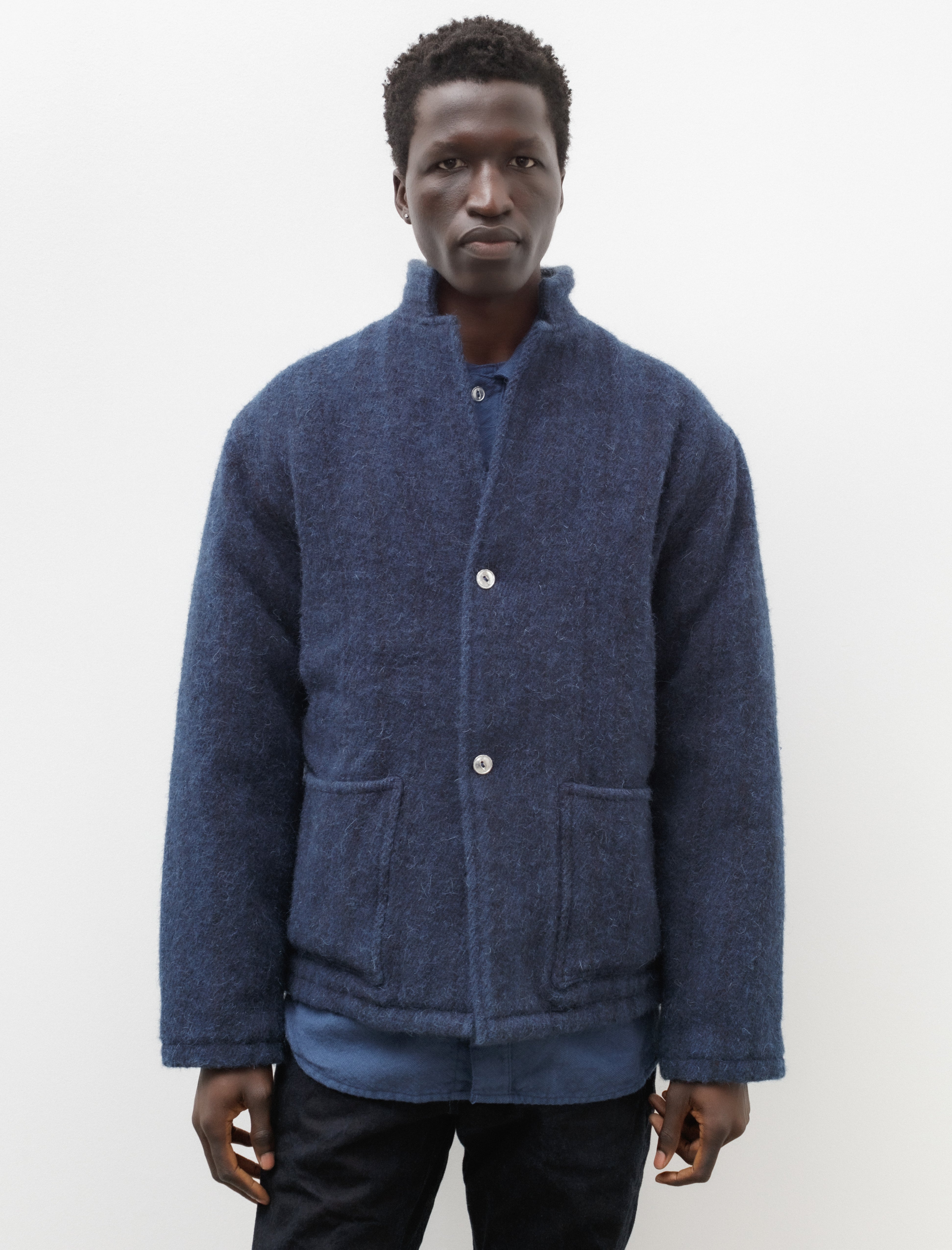 Tender 916 Common Coat Herdwick Wool Tweed Achilles Heel Indigo