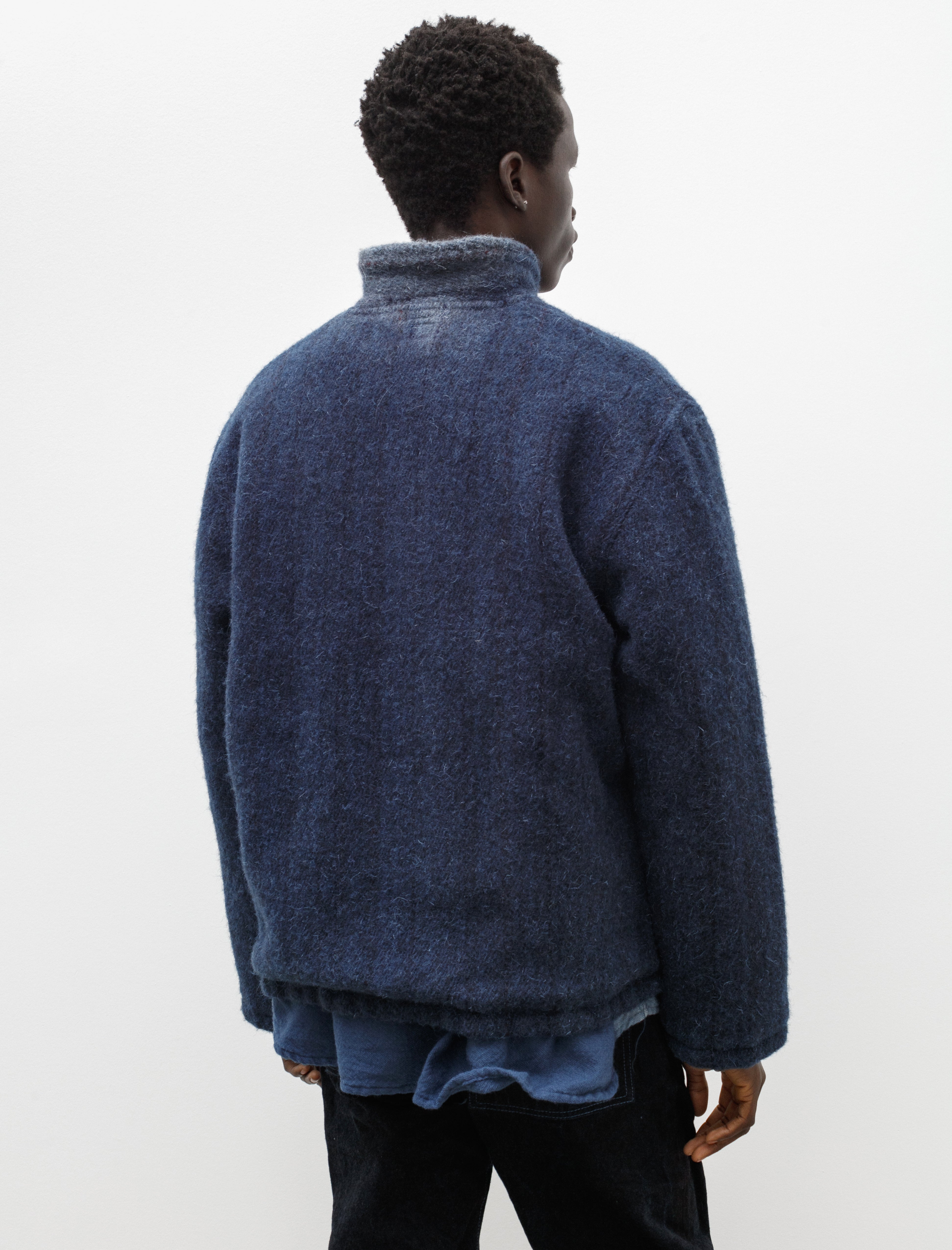 Tender 916 Common Coat Herdwick Wool Tweed Achilles Heel Indigo