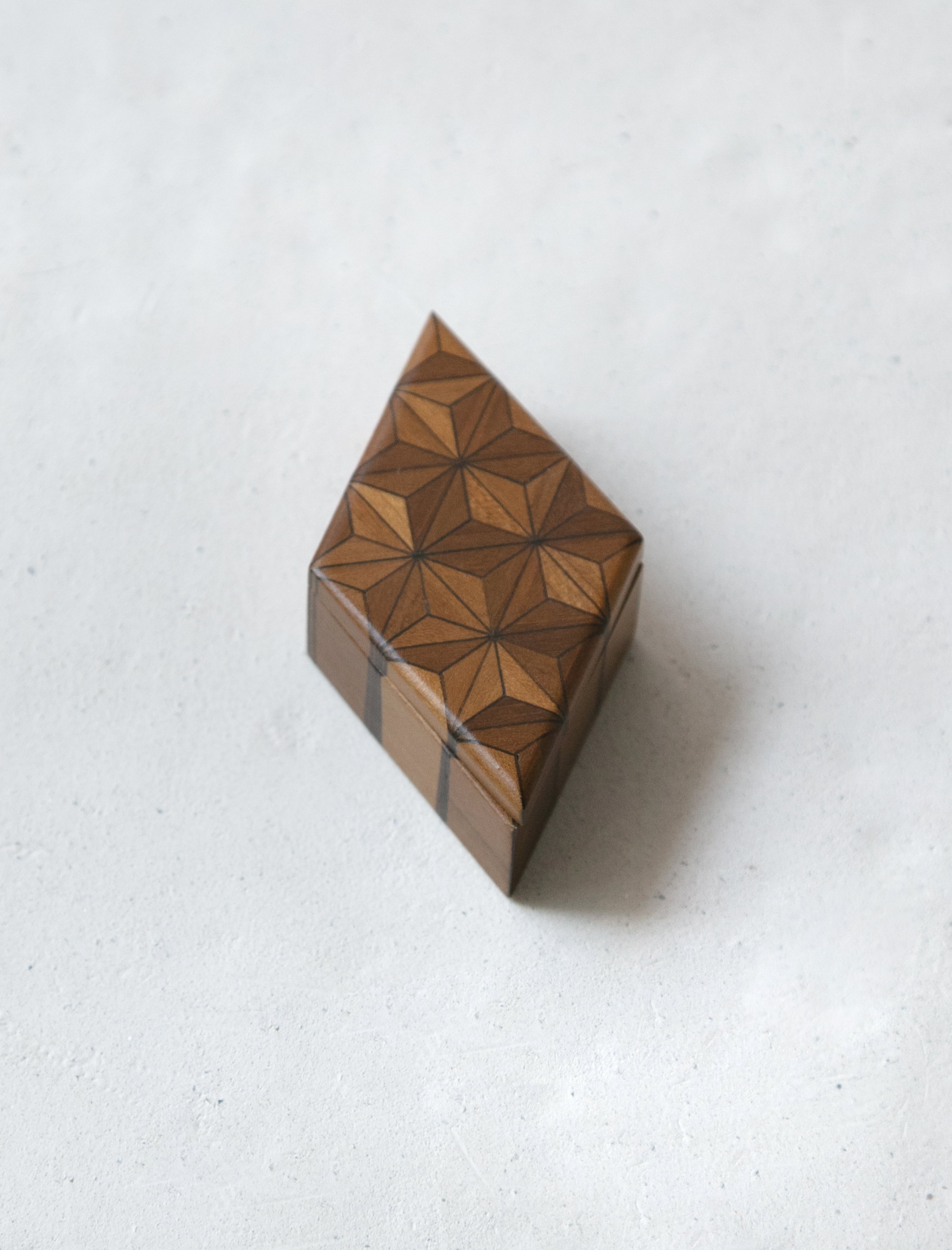 Found by Neighbour Wood Diamond Box