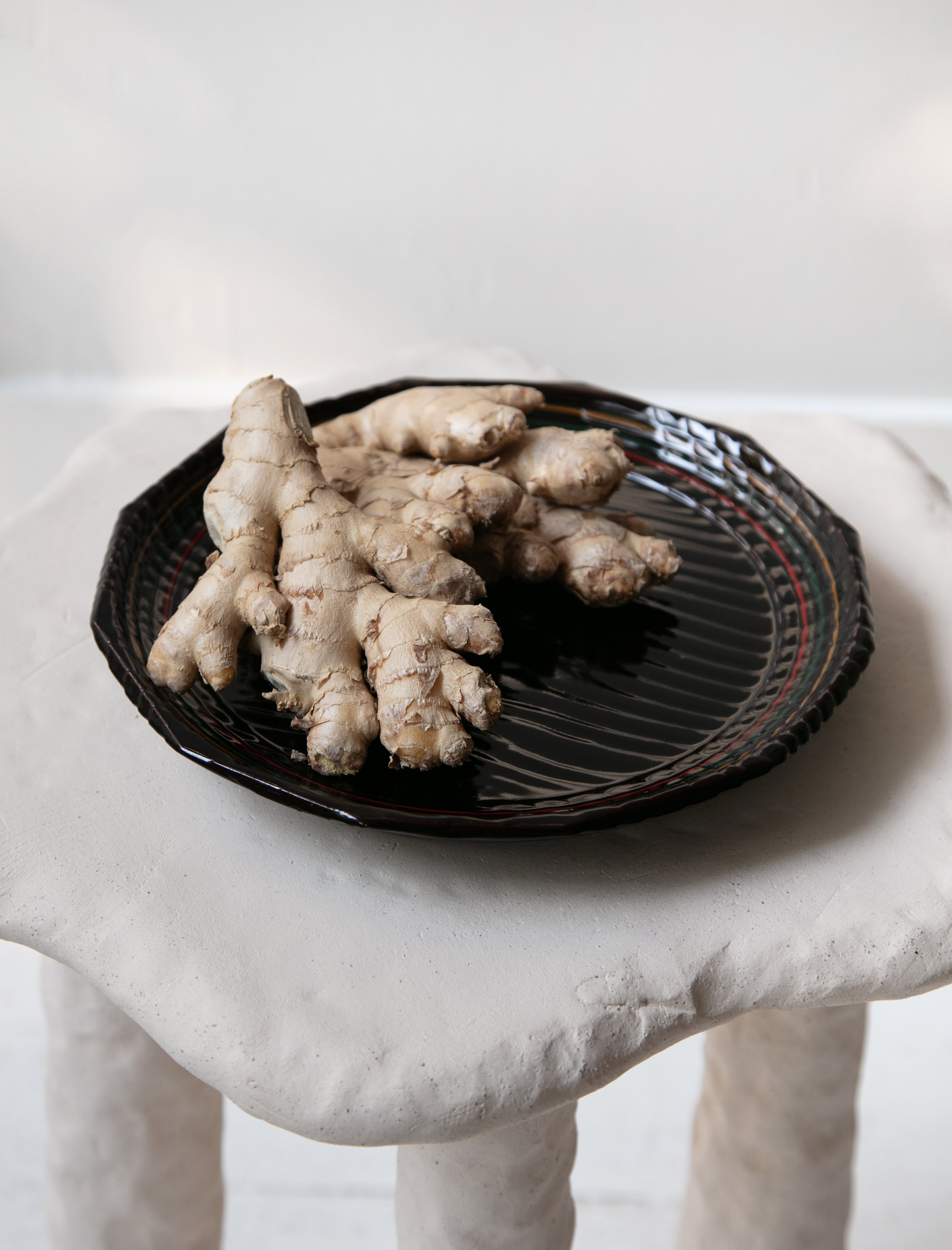 Found by Neighbour Coloured Rim Plate