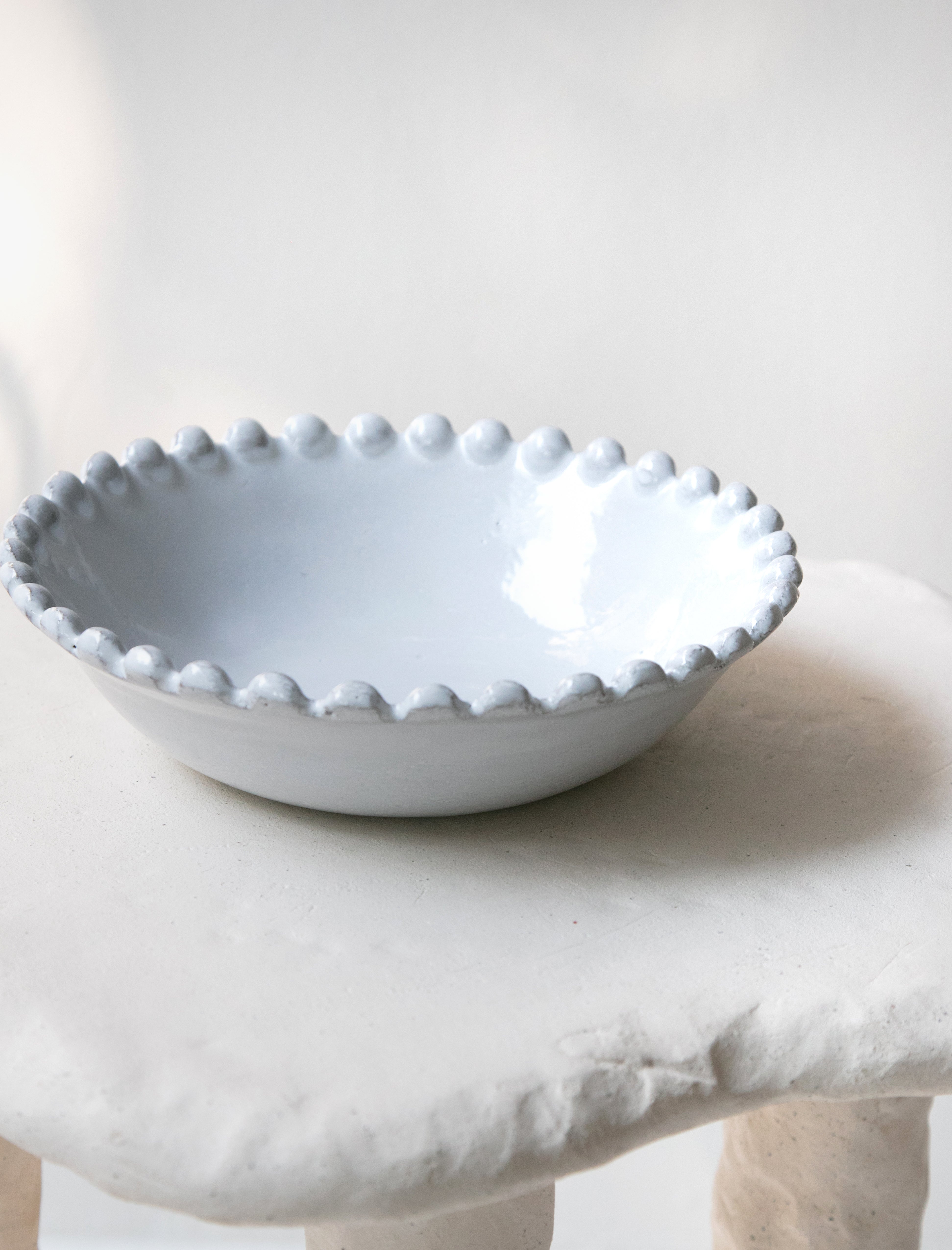 Astier de Villatte Small Adelaide Soup Plate