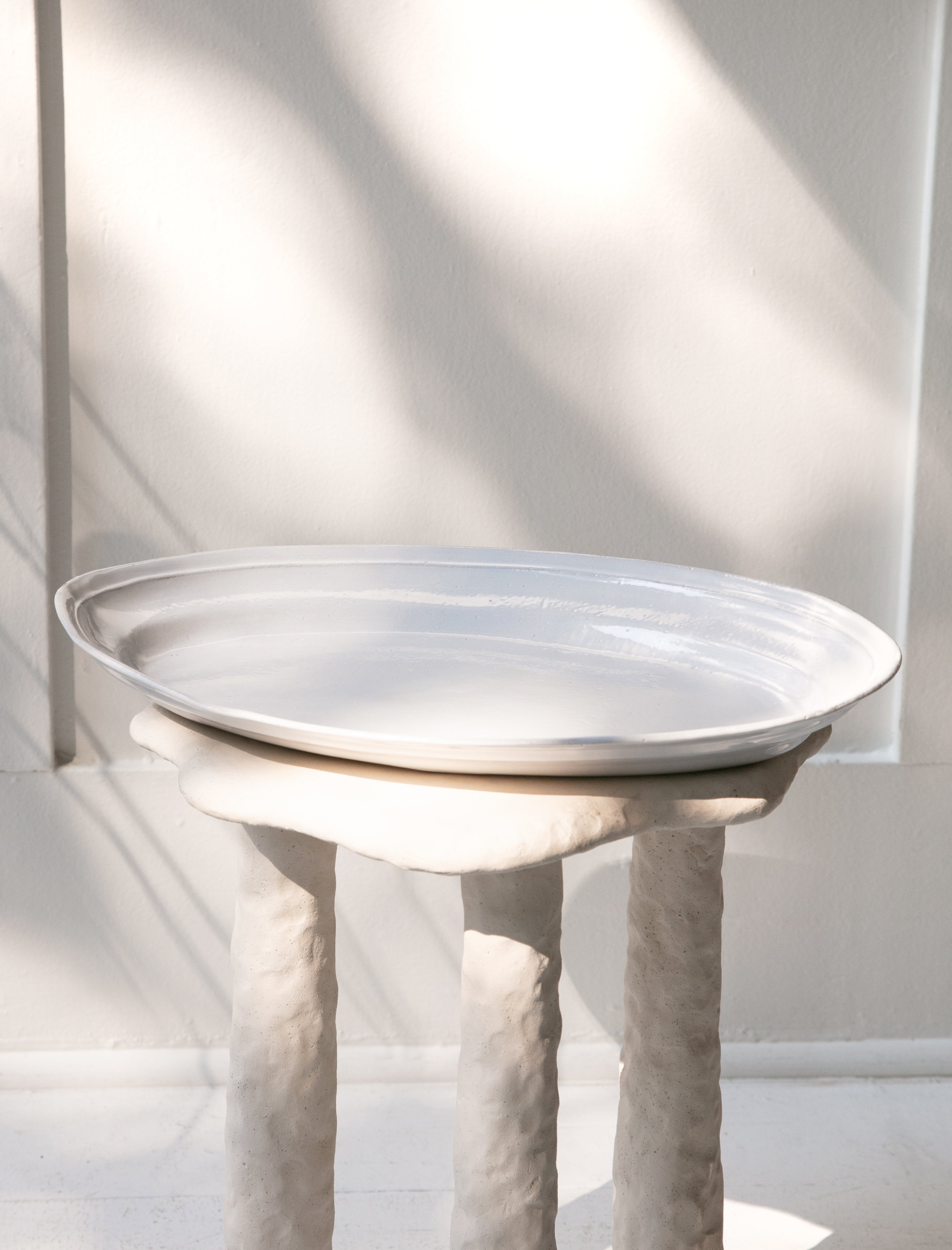 Astier de Villatte Large Oval Simple Platter