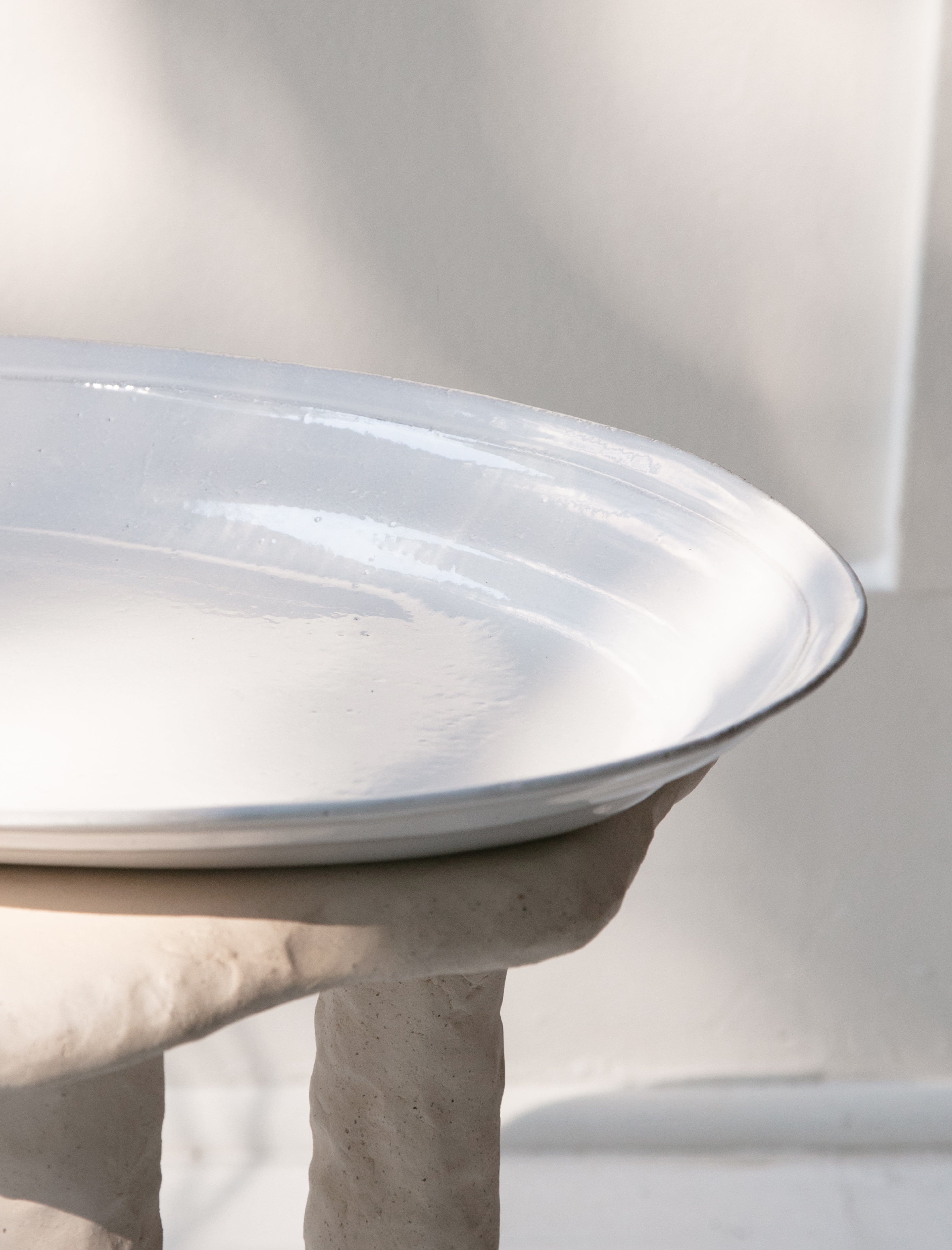 Astier de Villatte Large Oval Simple Platter
