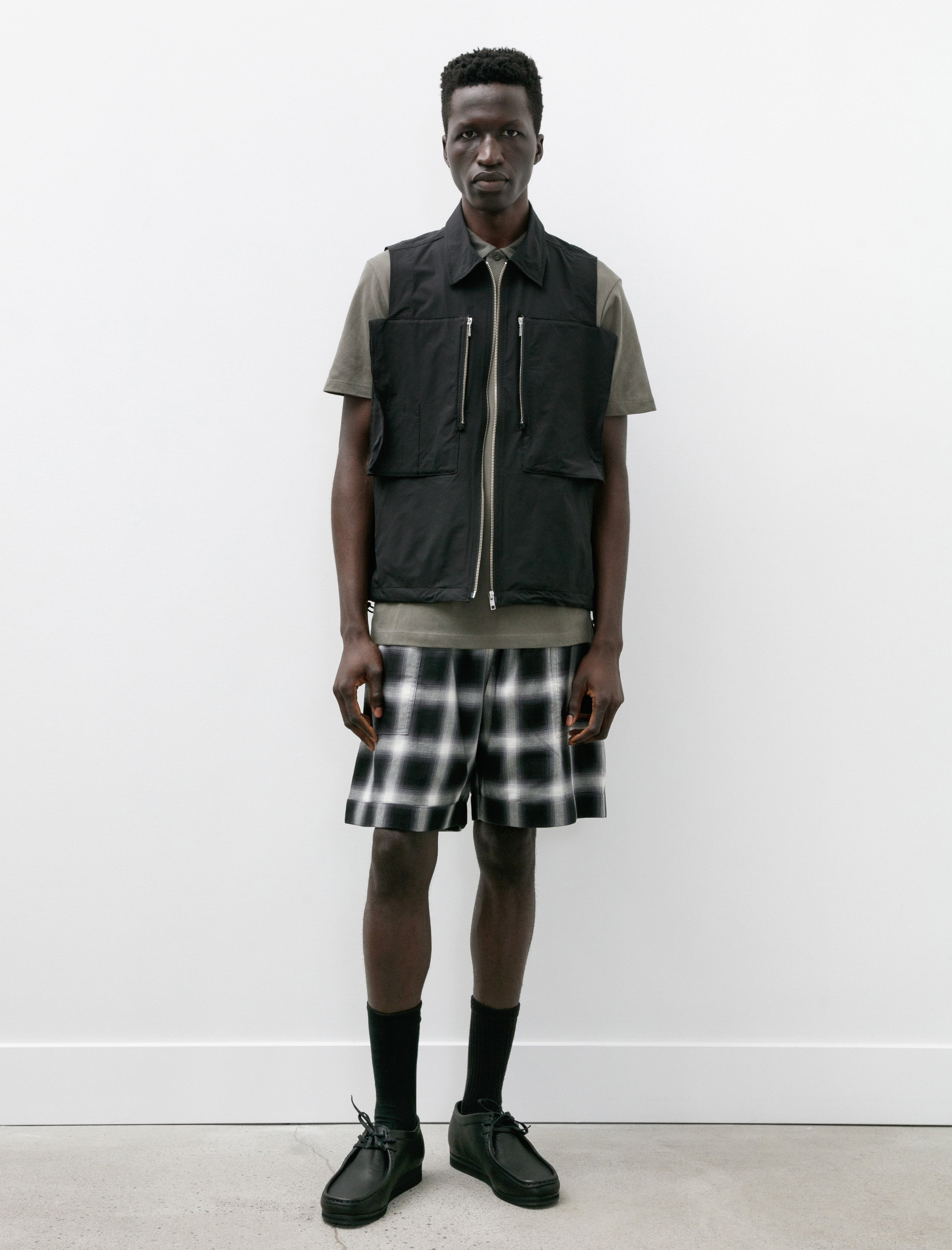 Phingerin Pajalopha Shorts Ombre Grey Stripe