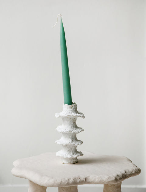 Nathalee Paolinelli Tier Candle Stand Frosted White