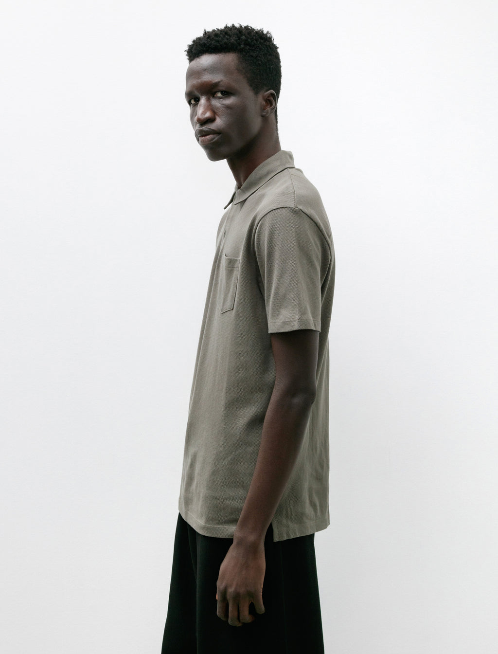 Sunspel Riviera Polo Shirt Khaki – Neighbour