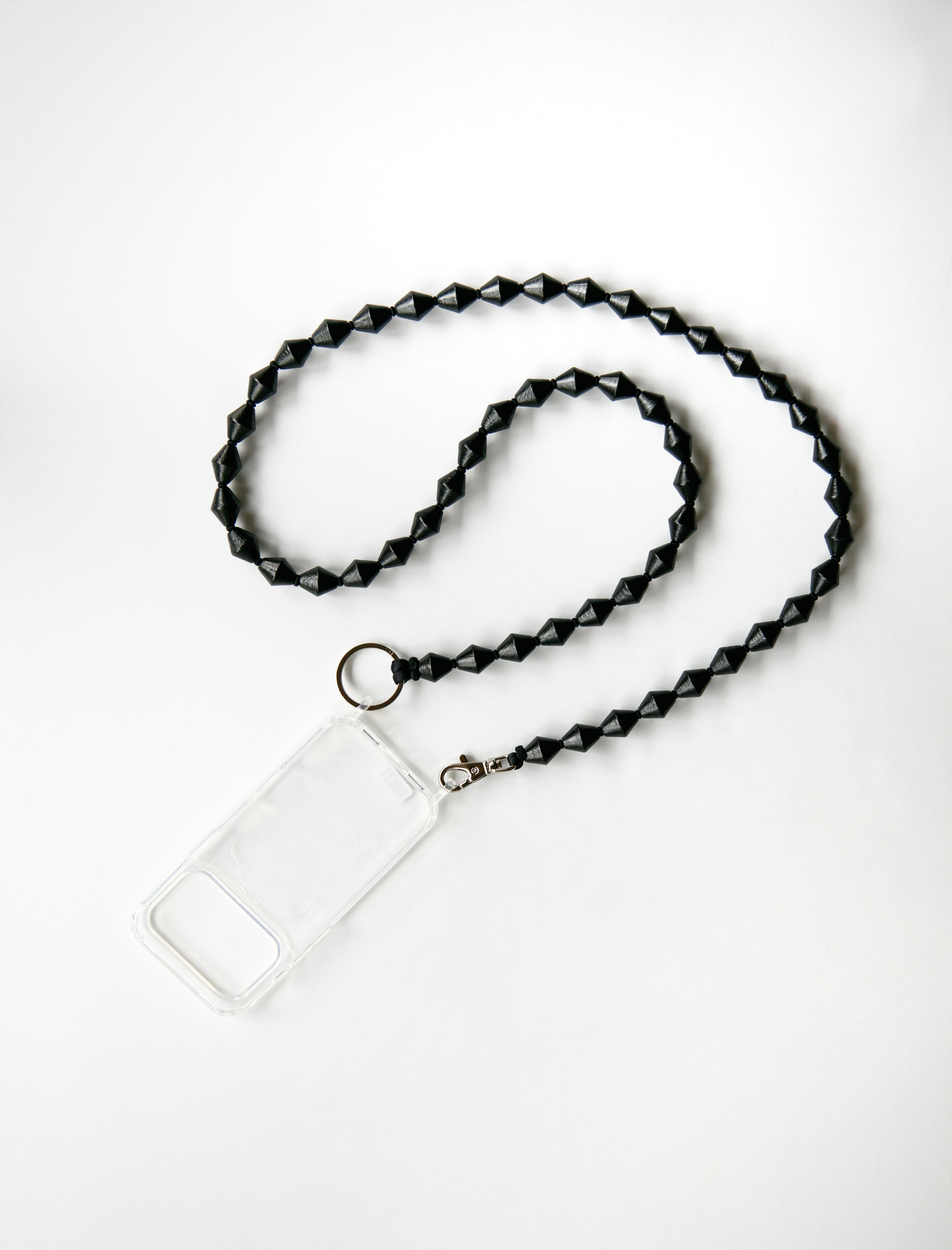Ina Seifart Zickzack Phone Necklace Black Strap Only