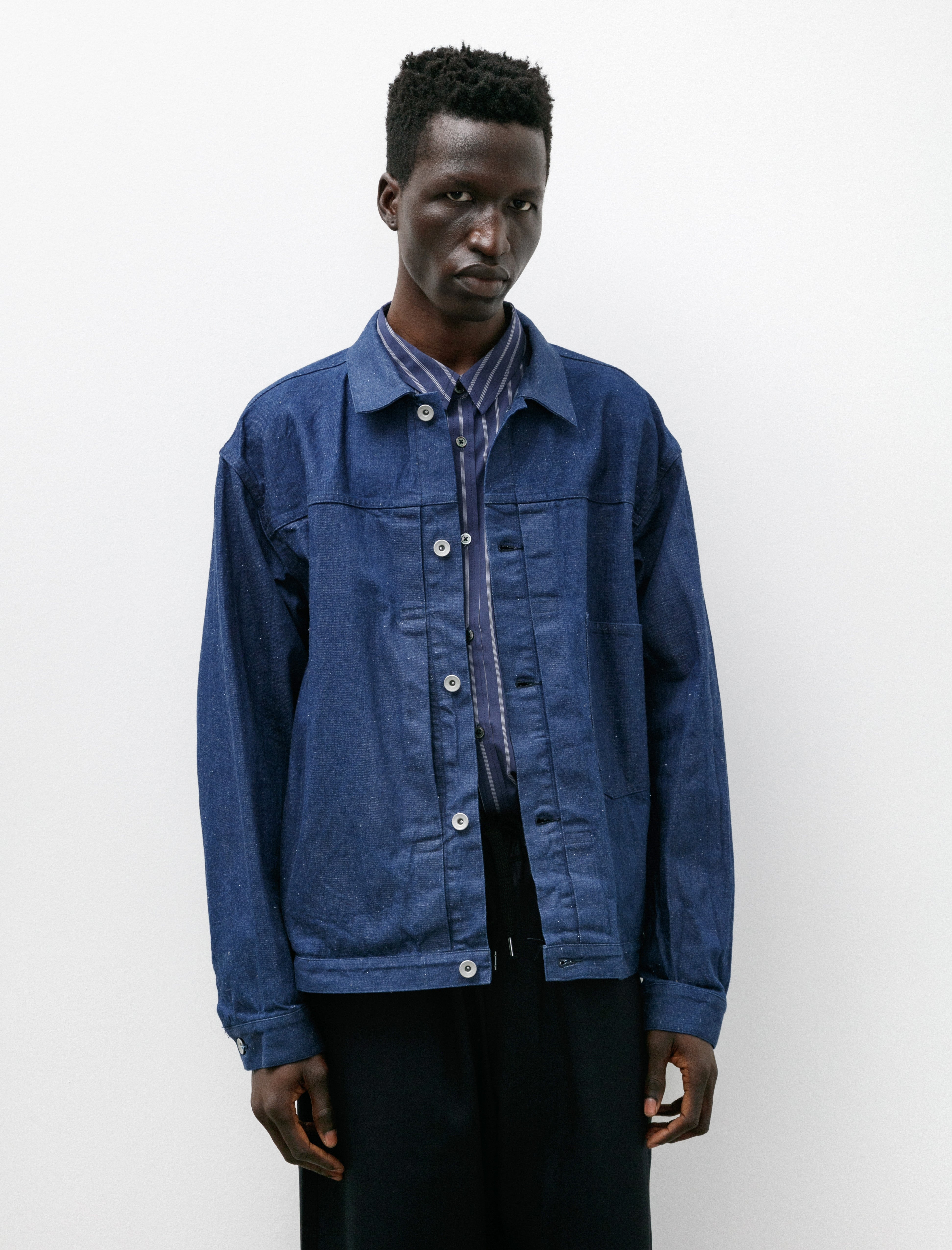 Polyploid Trucker Jacket B Blue