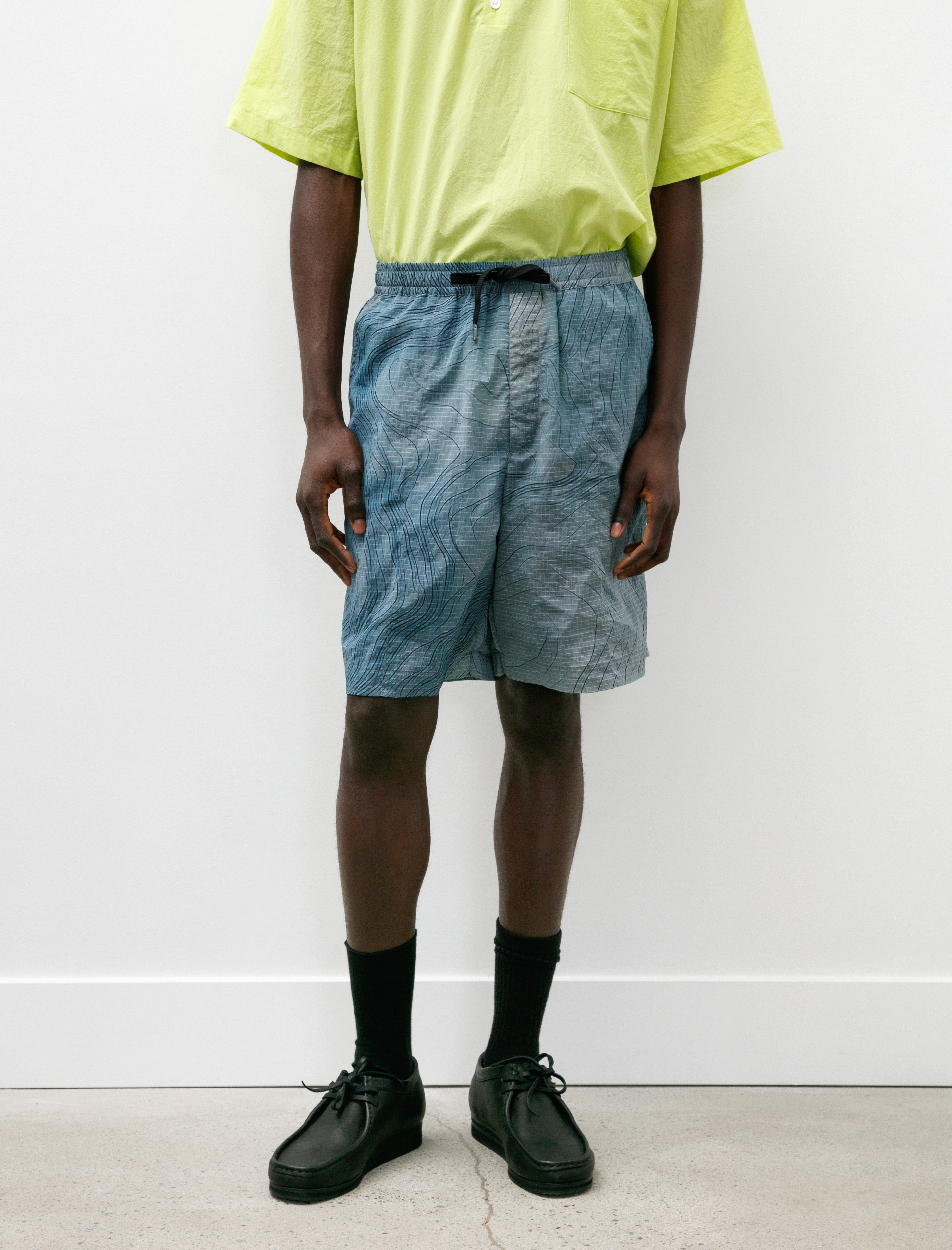 Polyploid Easy Shorts B Silver Blue