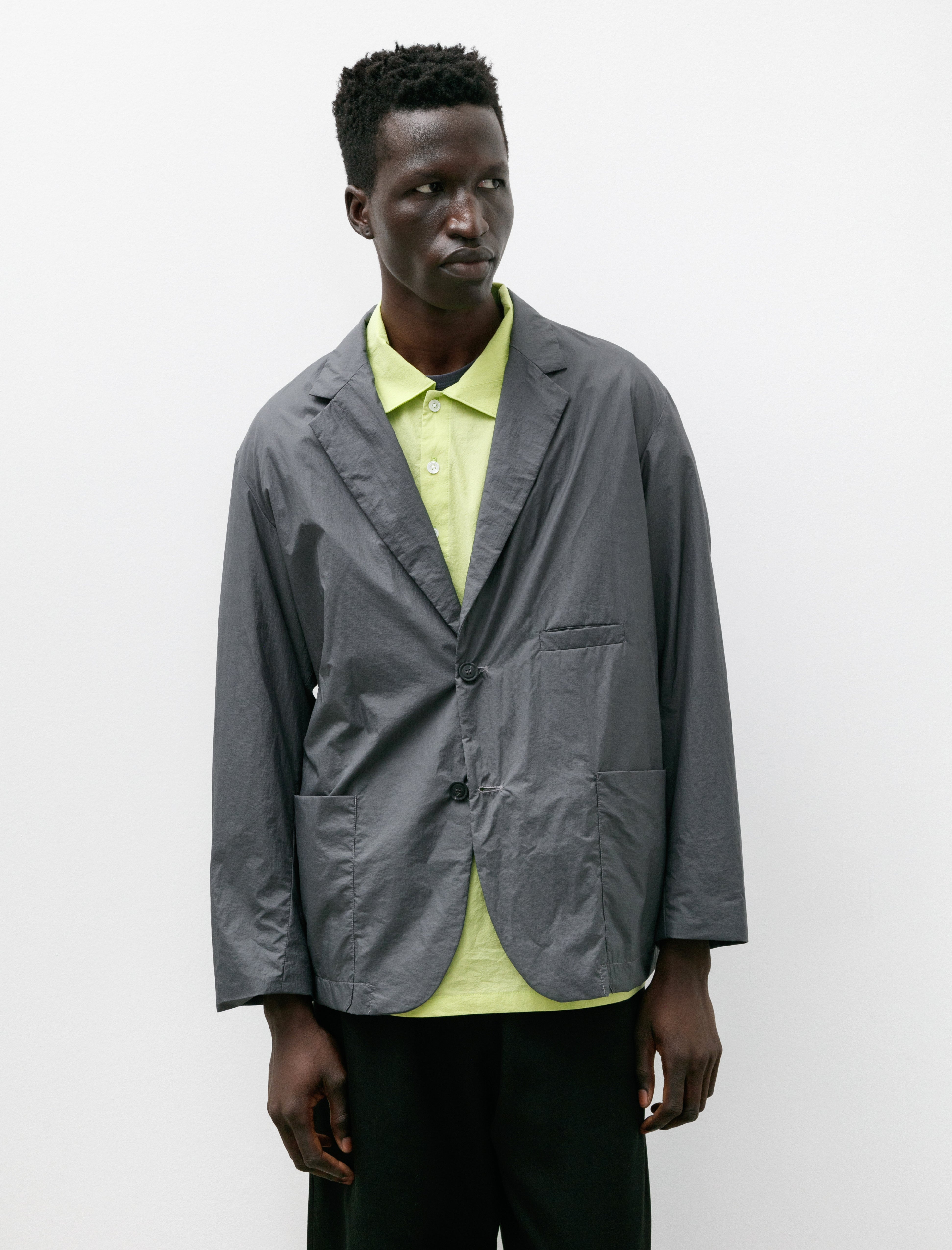 Polyploid Travel Suit Jacket B Gray