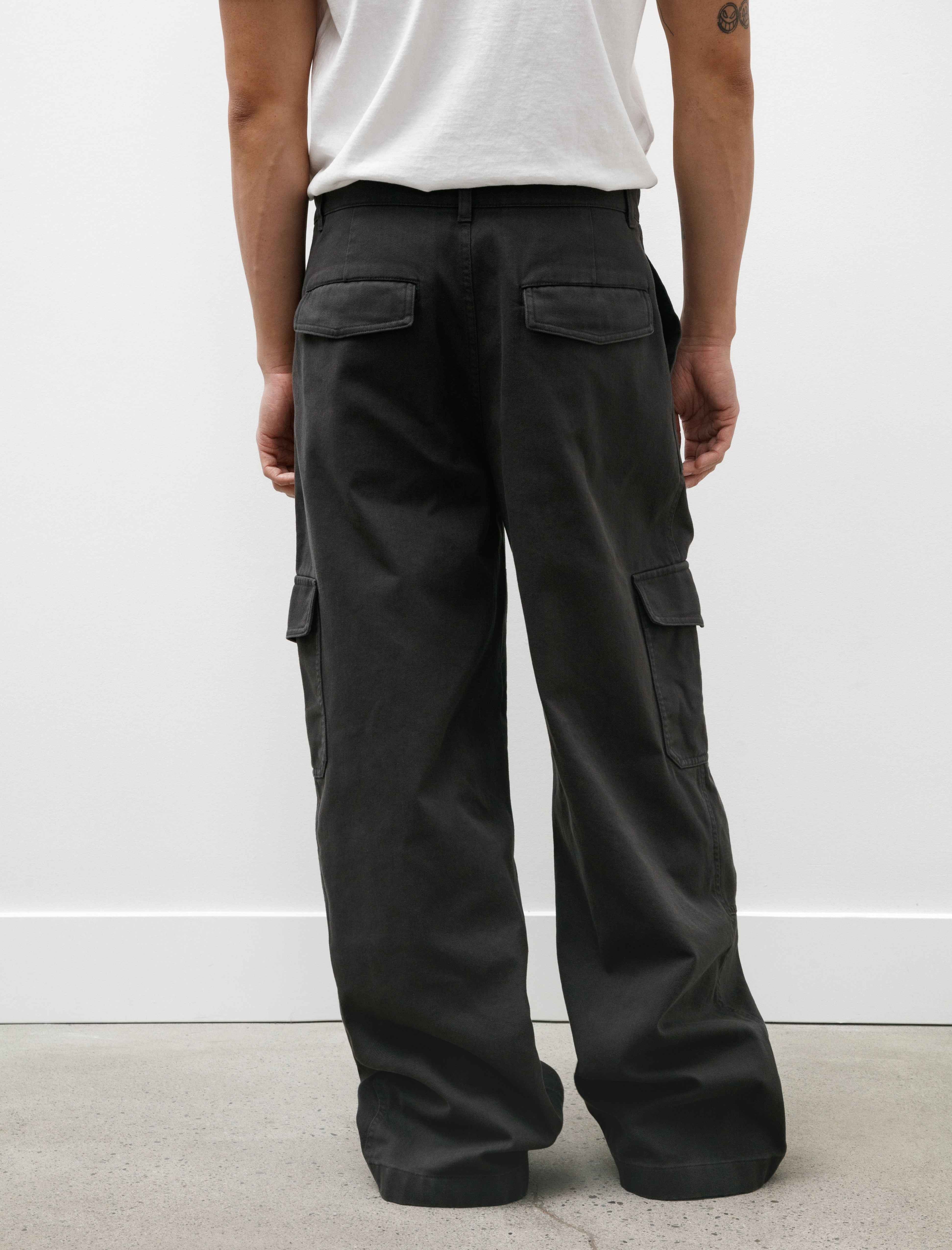 Acne Studios Twill Trousers Dark Grey