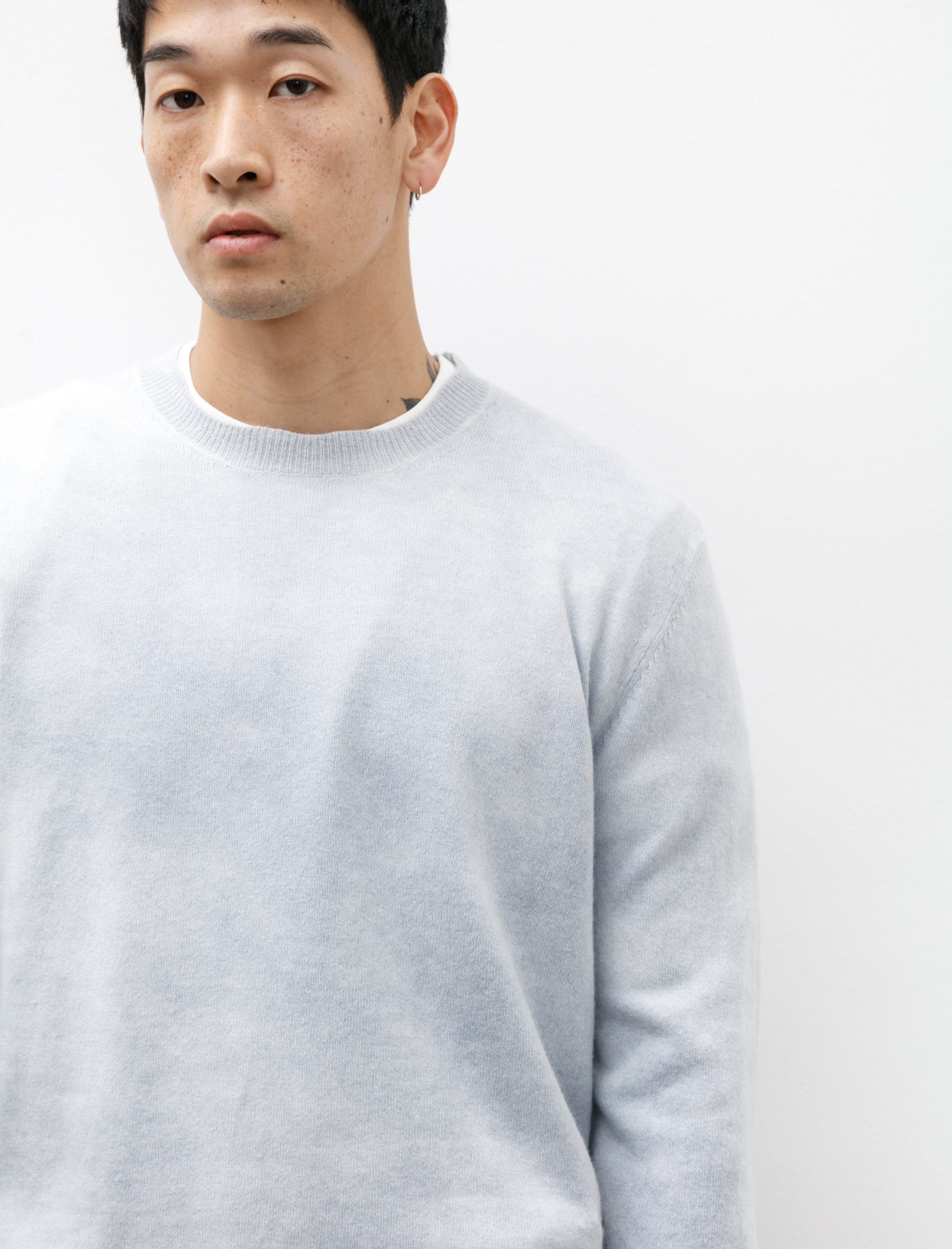 Acne Studios Crewneck Jumper Dusty Blue