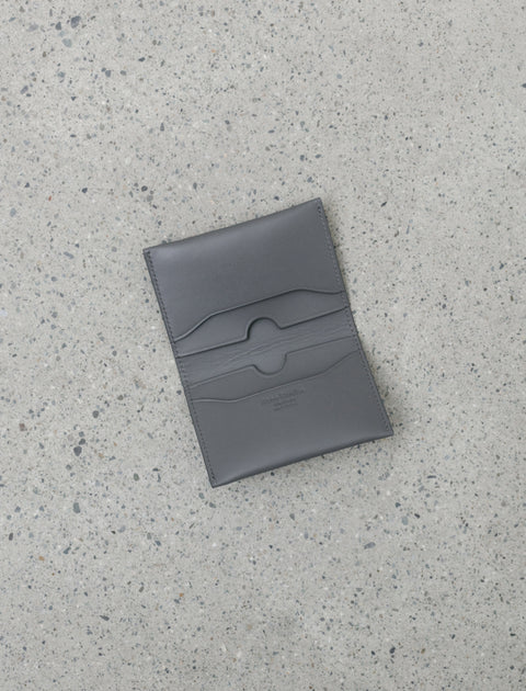 Acne Studios Folded Card Holder Dark Grey