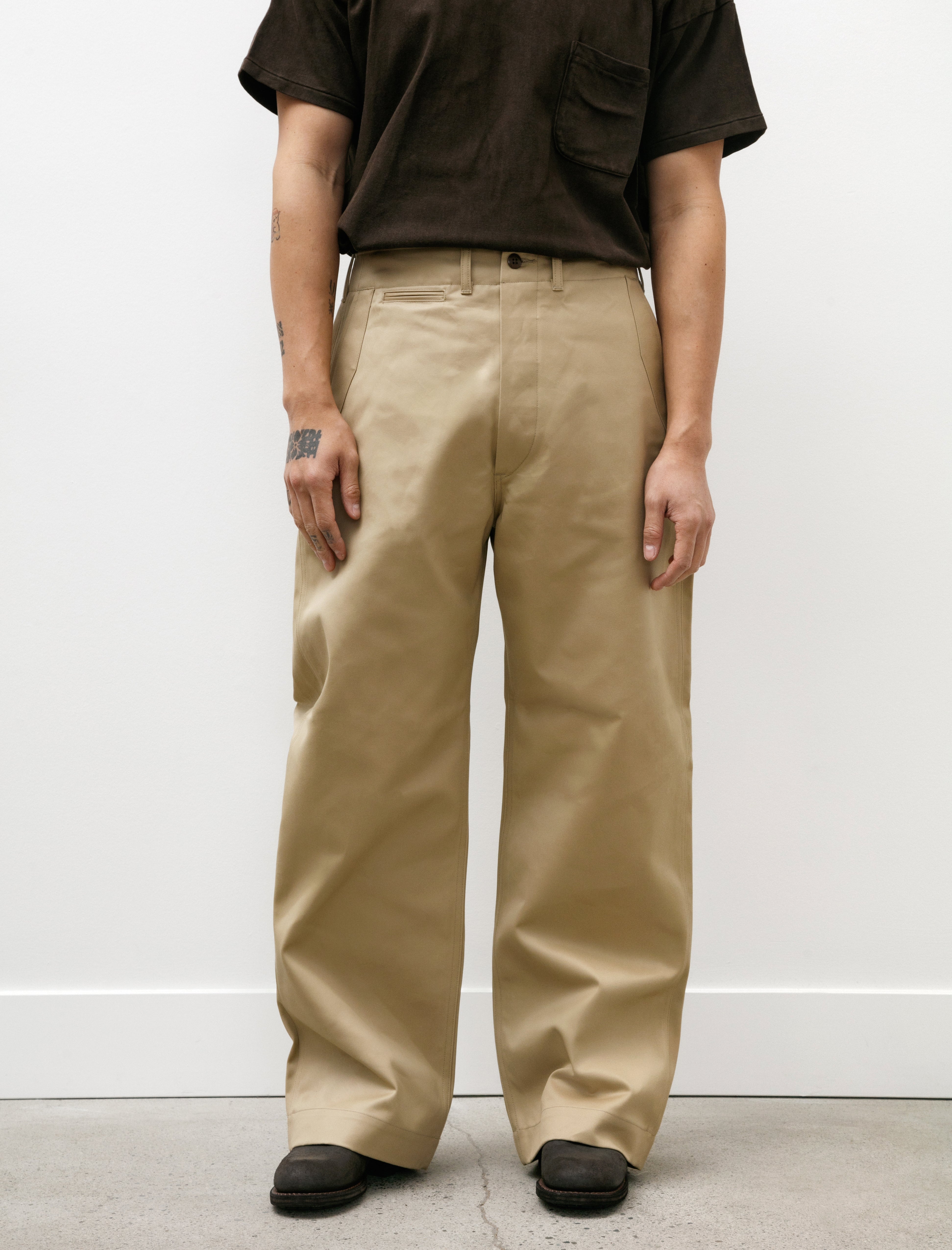 Taiga Takahashi Lot 202 Engineer Trousers Beige
