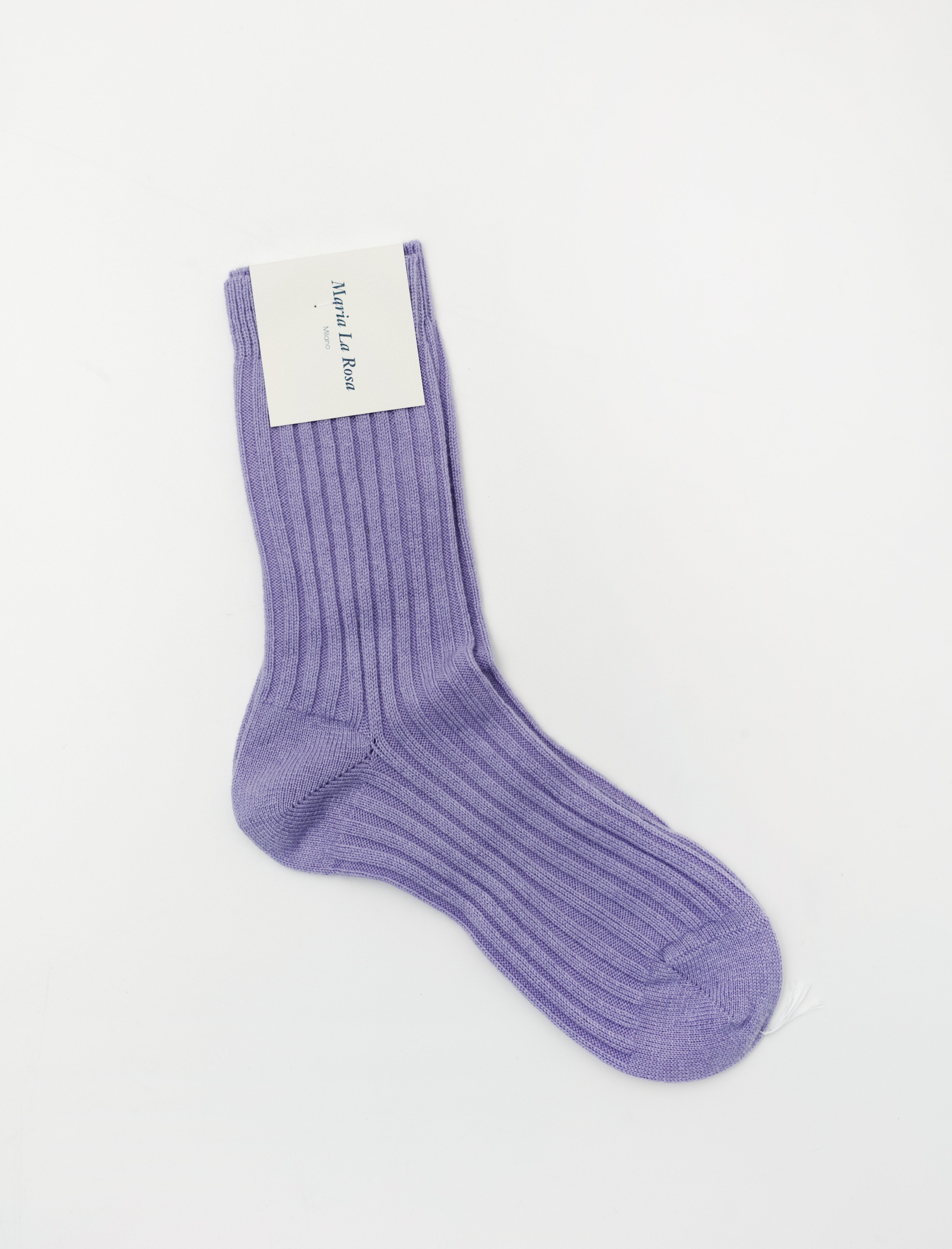 Maria La Rosa Cashmere Socks Plush Lilac