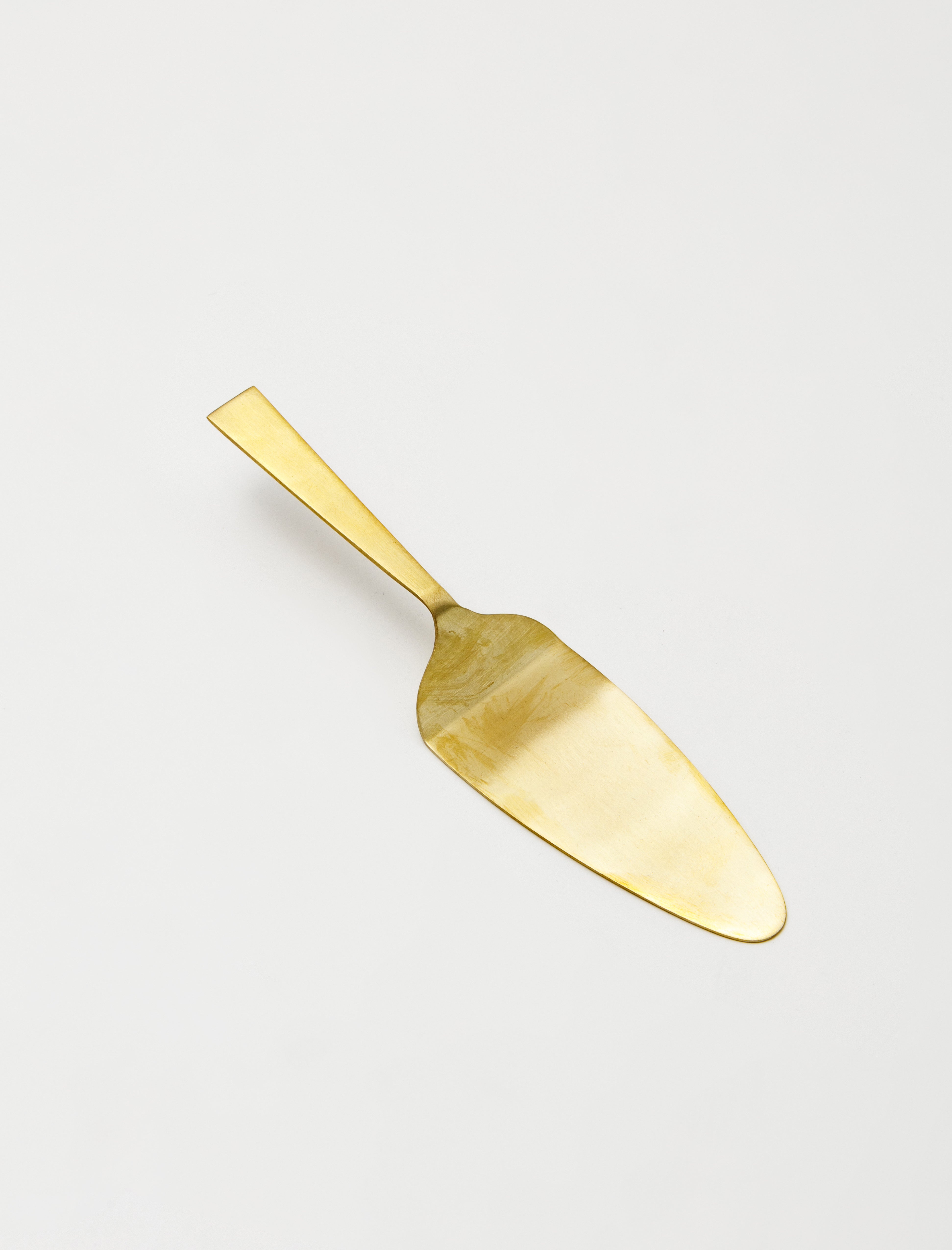 Fog Linen Brass Cake Server