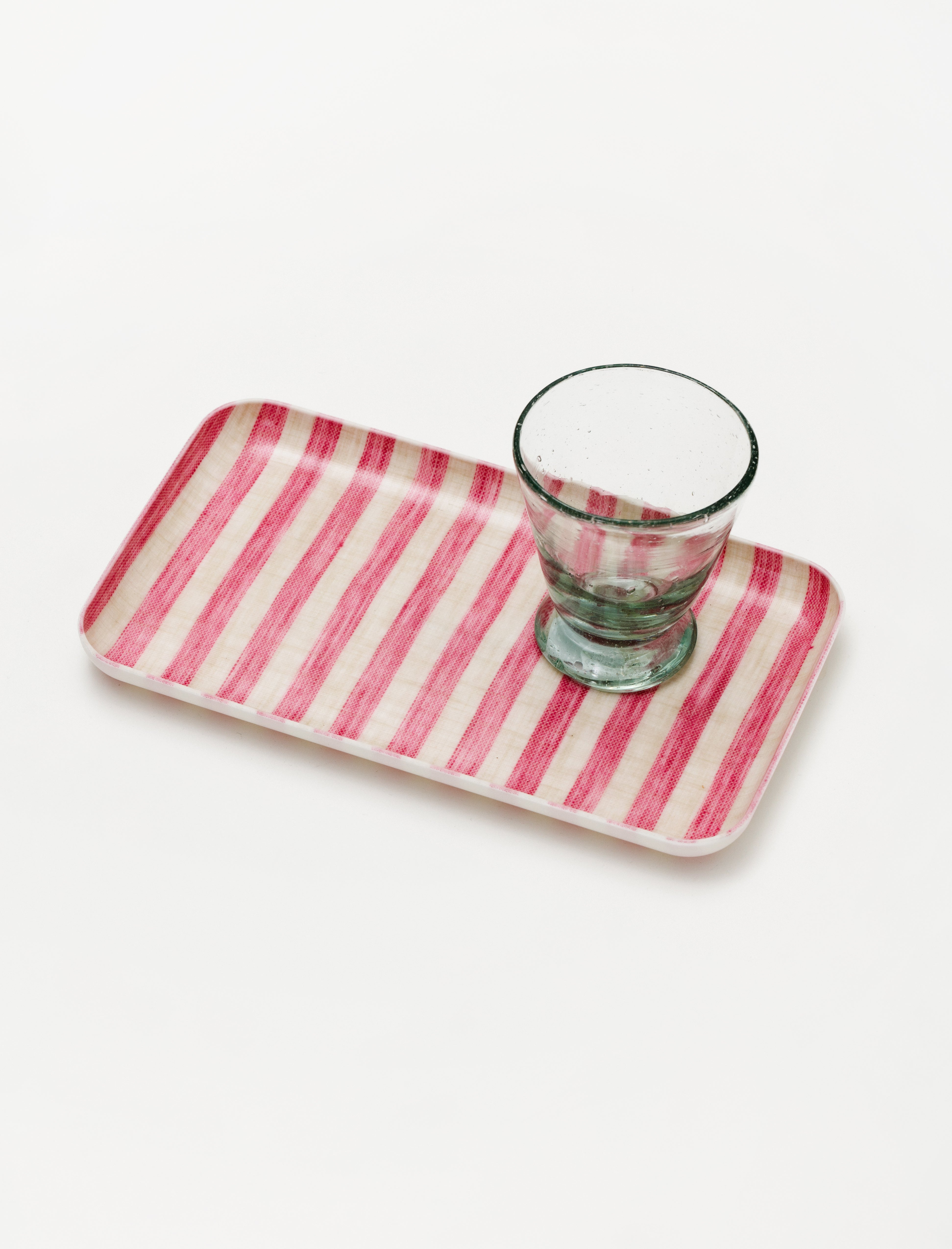 Fog Linen Linen Coating Tray (S) Michele Check