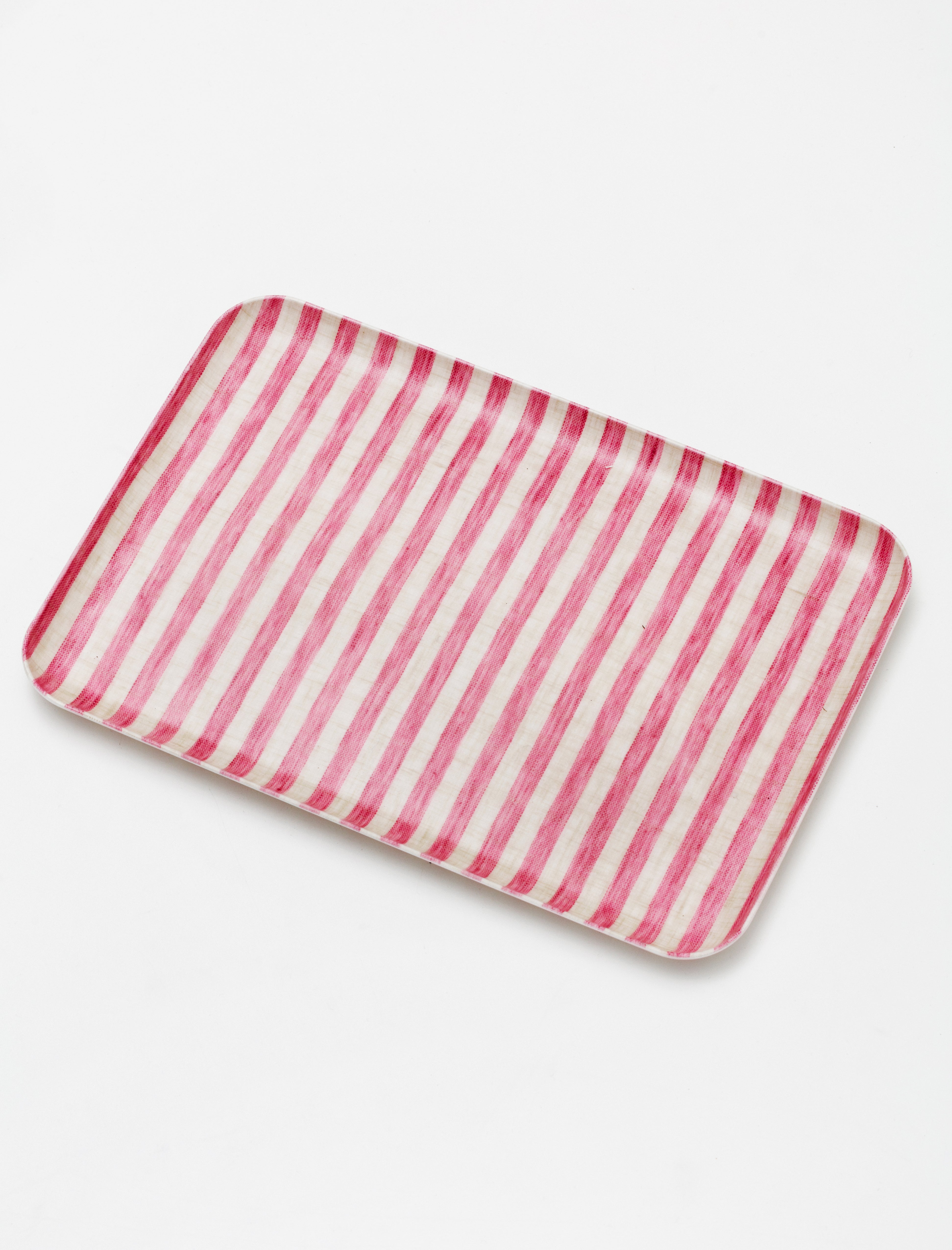 Fog Linen Linen Coating Tray (M) Michele Check