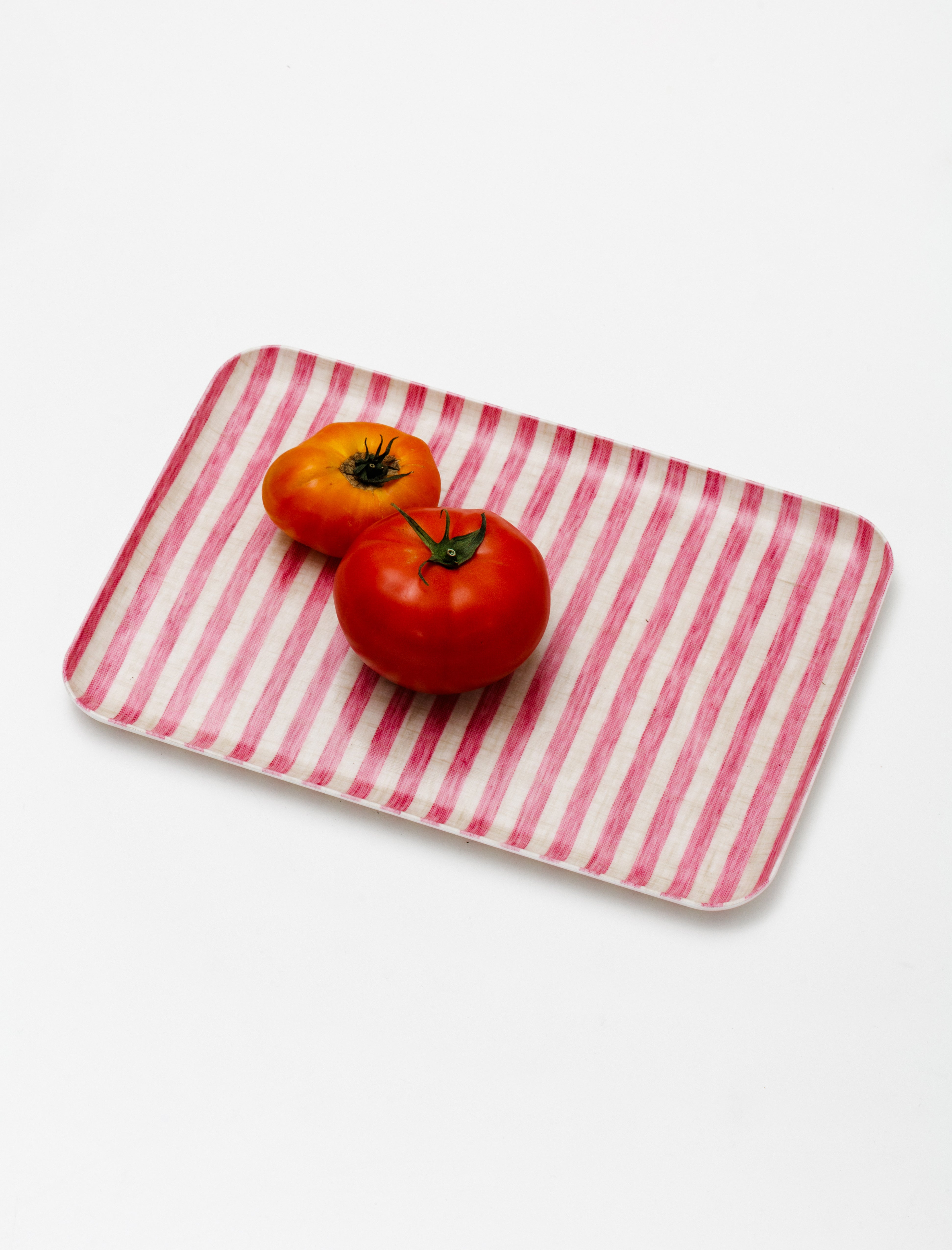 Fog Linen Linen Coating Tray (M) Michele Check