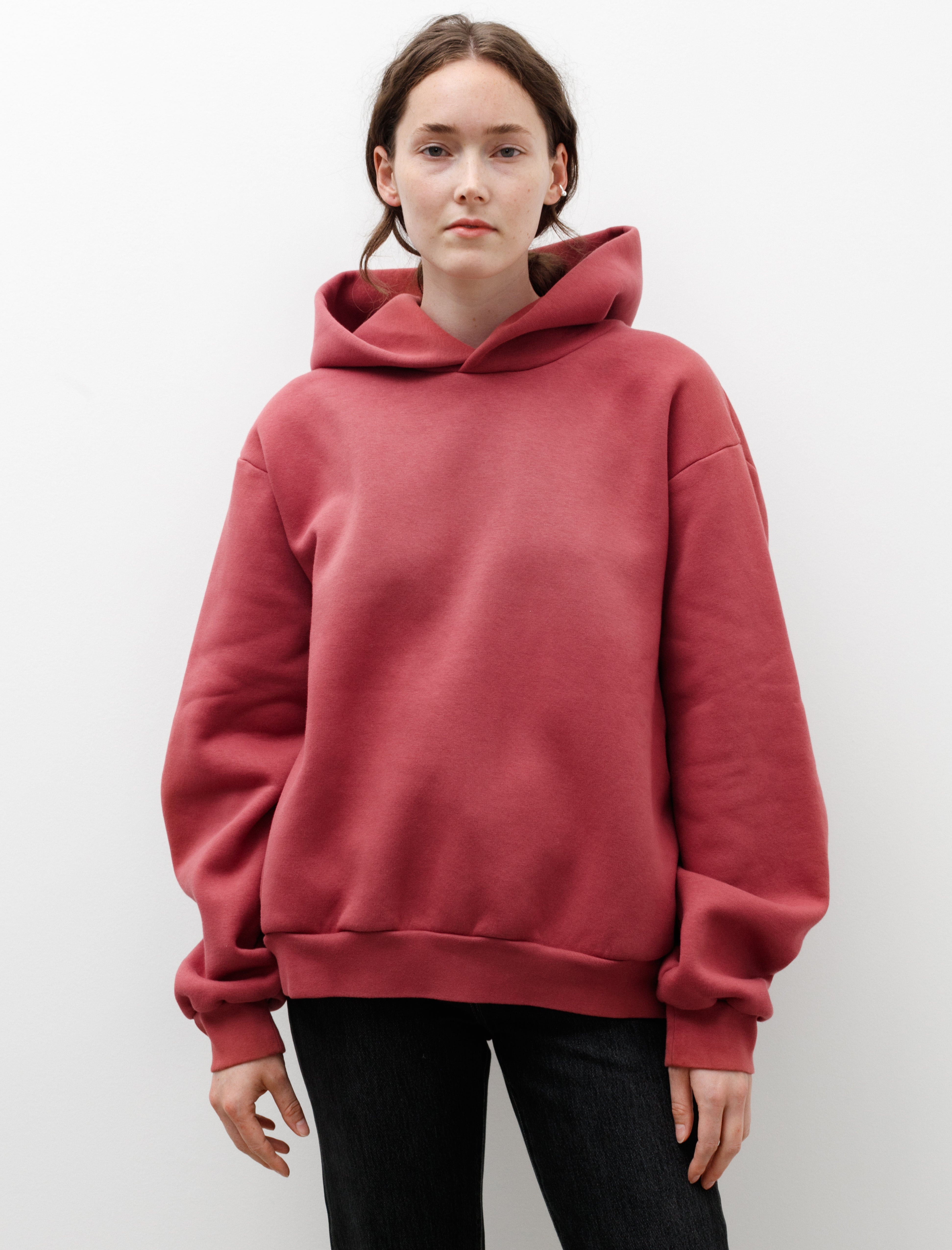 Acne Studios Hooded Sweatshirt Rosewood