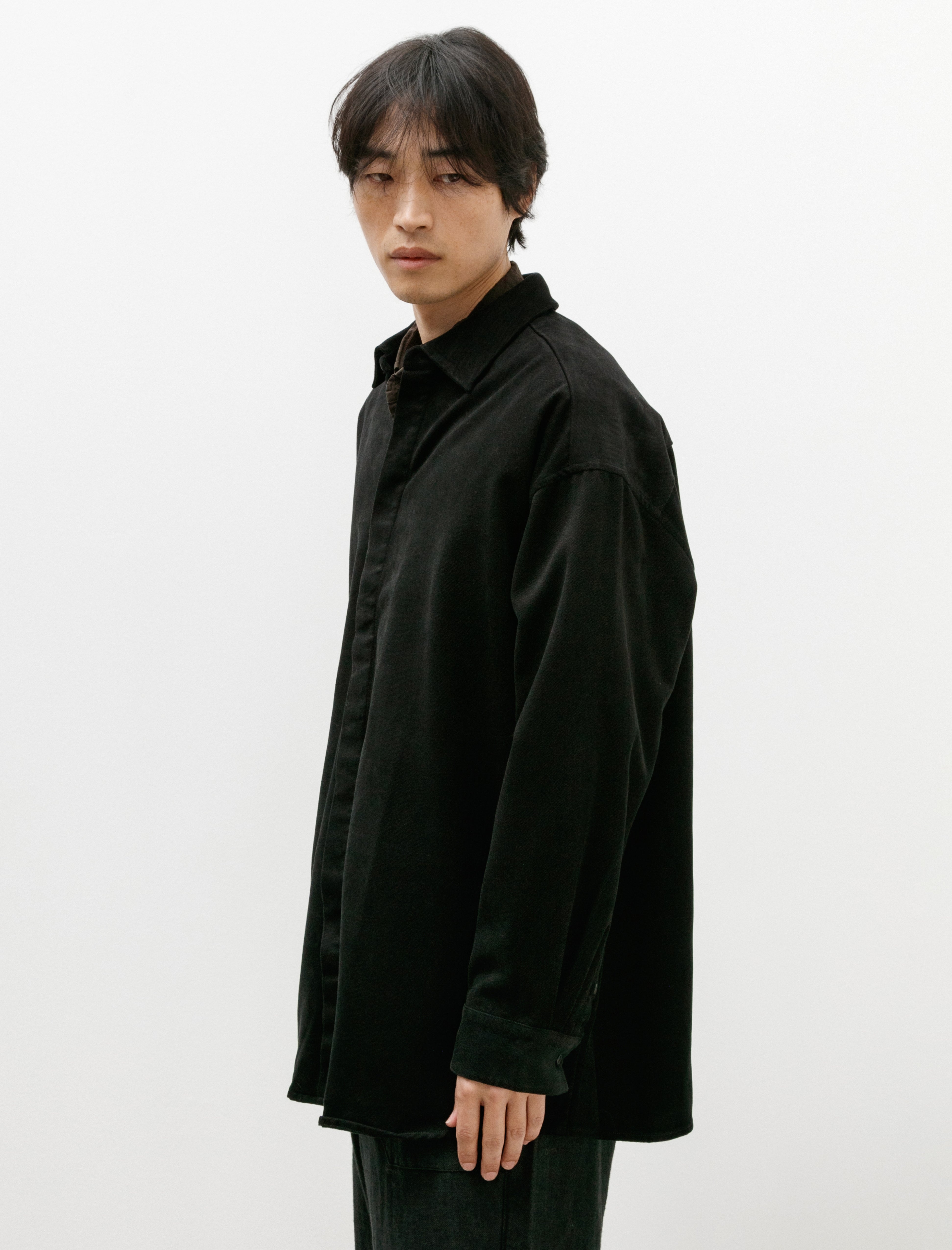 Casey Casey Volumer Shirt Softy Black