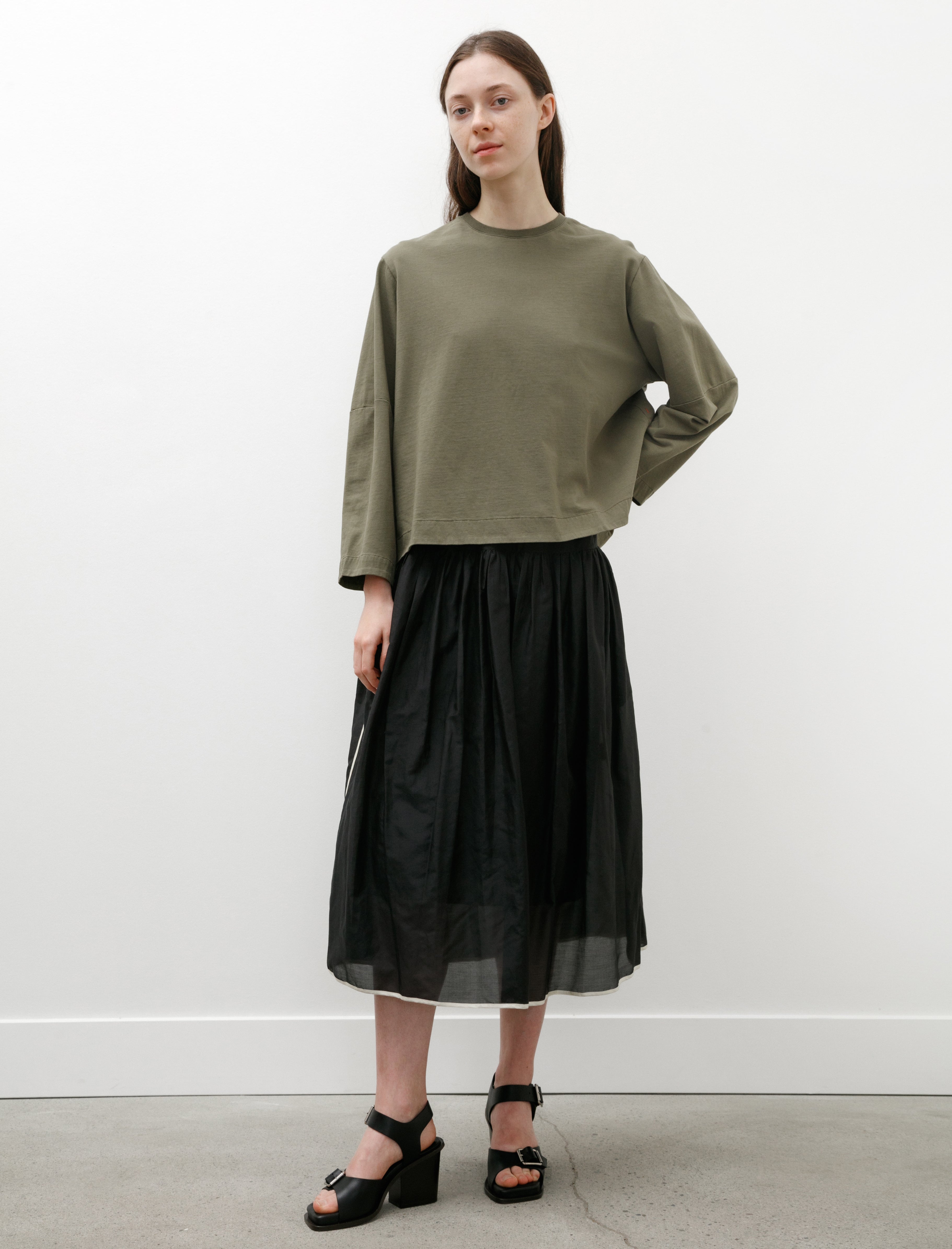 Casey Casey Simple J T-Shirt Khaki