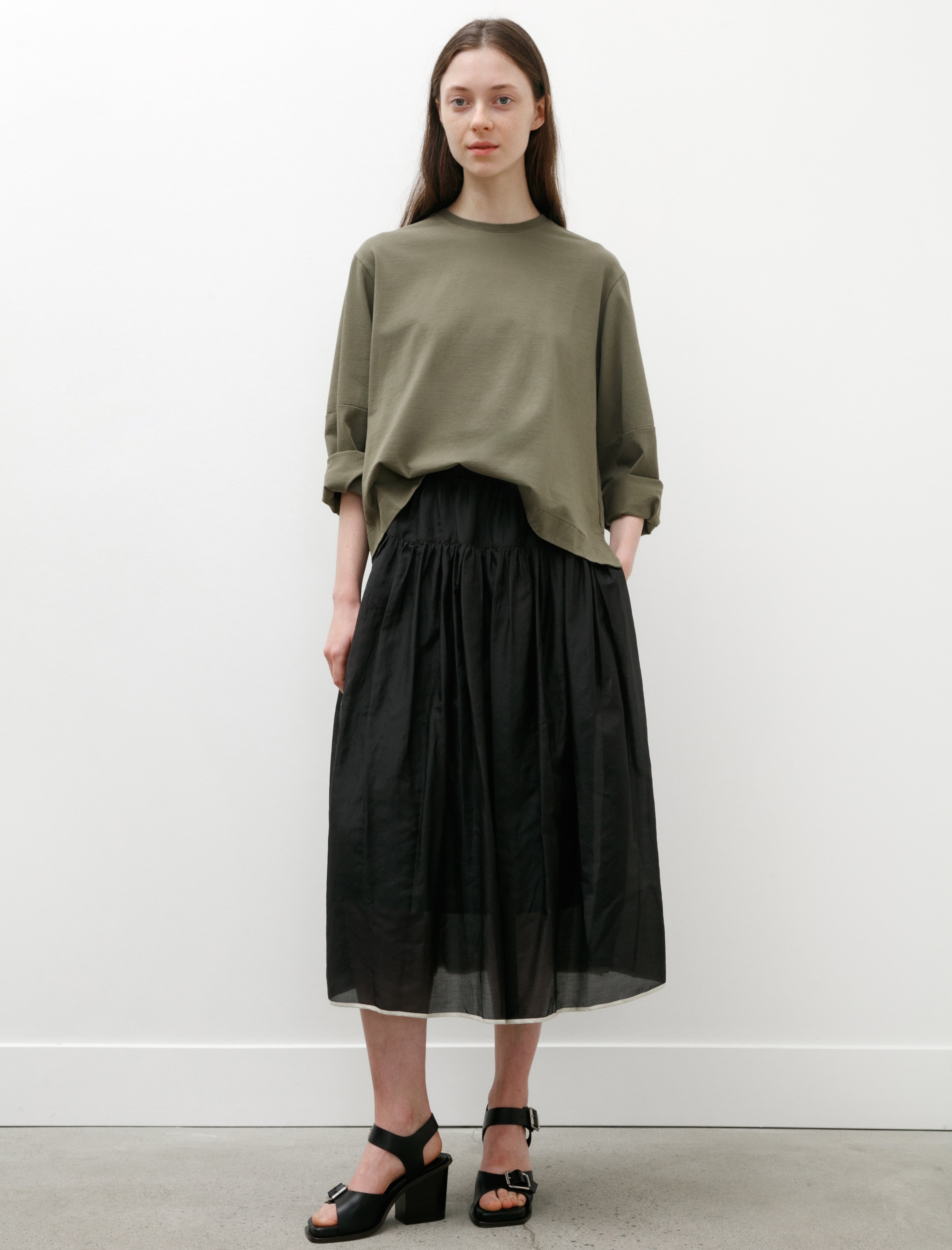 Casey Casey Simple J T-Shirt Khaki